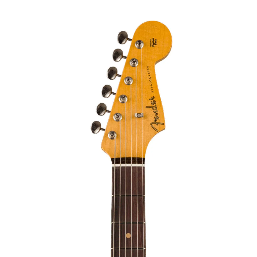 Fender Custom Shop Vintage Custom 1959 Hardtail Stratocaster Electric Guitar, Chocolate 3-Tone Sunburst