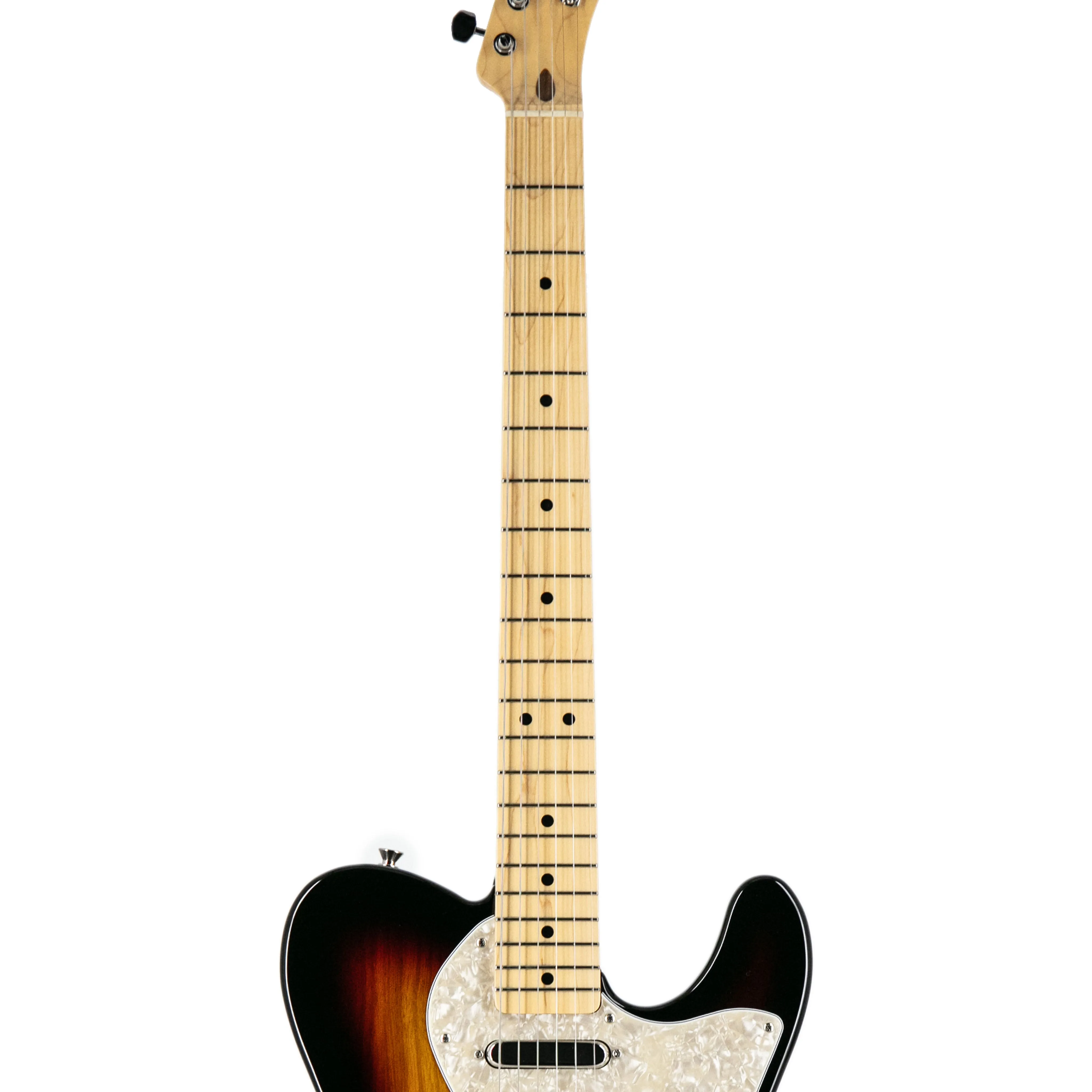 Fender FSR Collection Traditional 60s Telecaster Thinline Electric Guitar, Maple FB, 3-Tone Sunburst