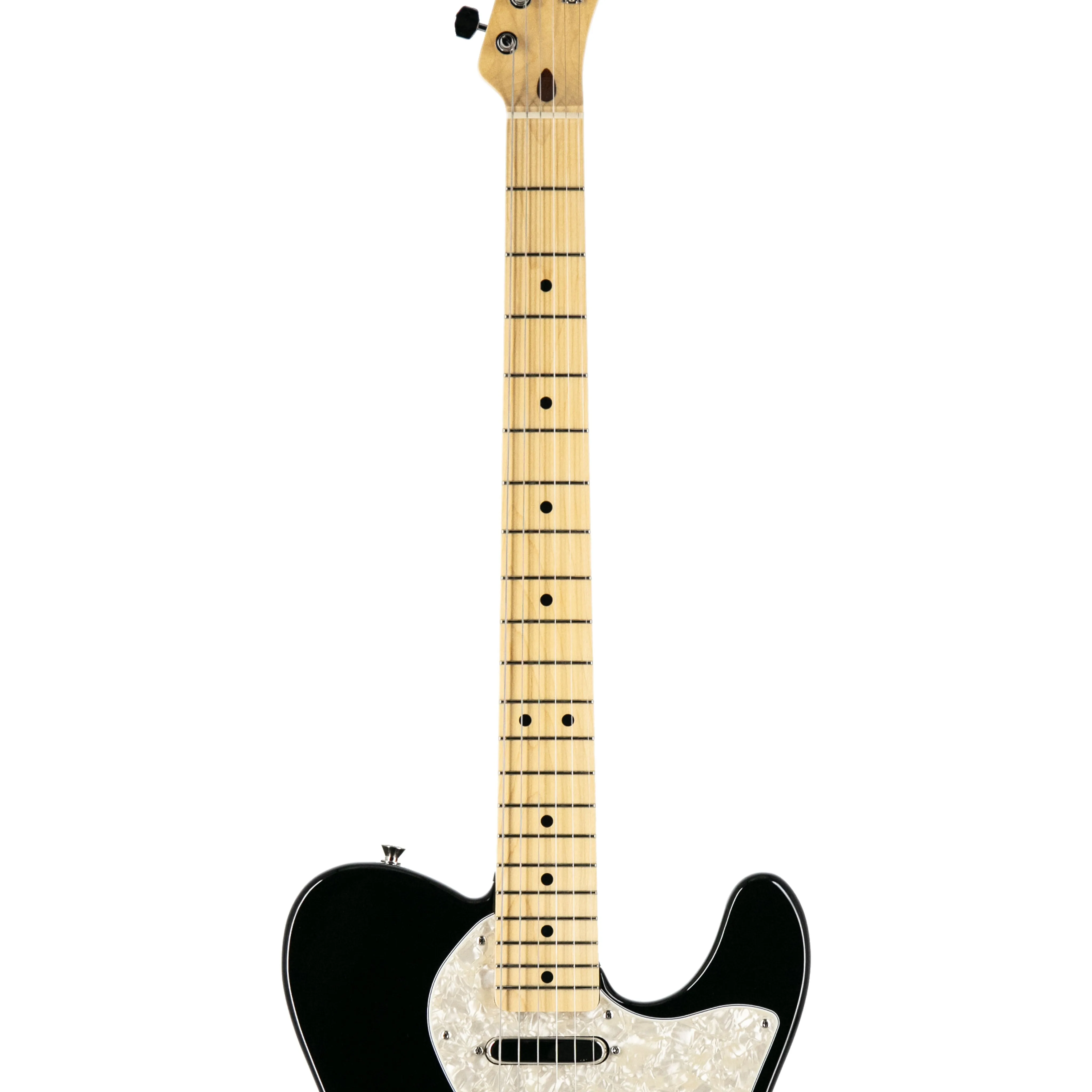 Fender FSR Collection Traditional 60s Telecaster Thinline Electric Guitar, Maple FB, Black