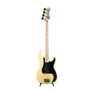 Fender FSR Collection Traditional 70s Precision Bass Guitar, Maple FB, Vintage White
