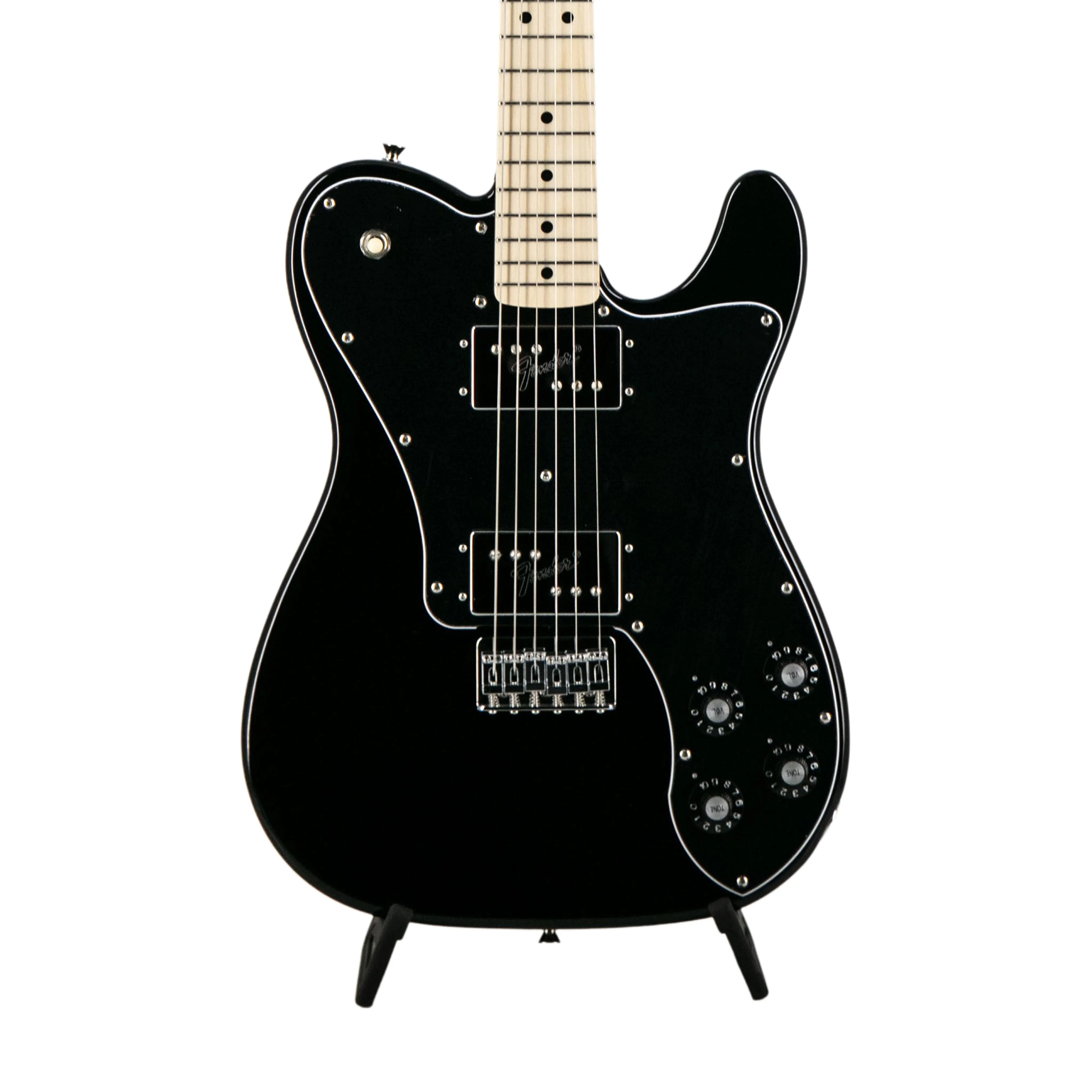 Fender FSR Collection Traditional 70s Telecaster Deluxe Electric Guitar, Maple FB, Black