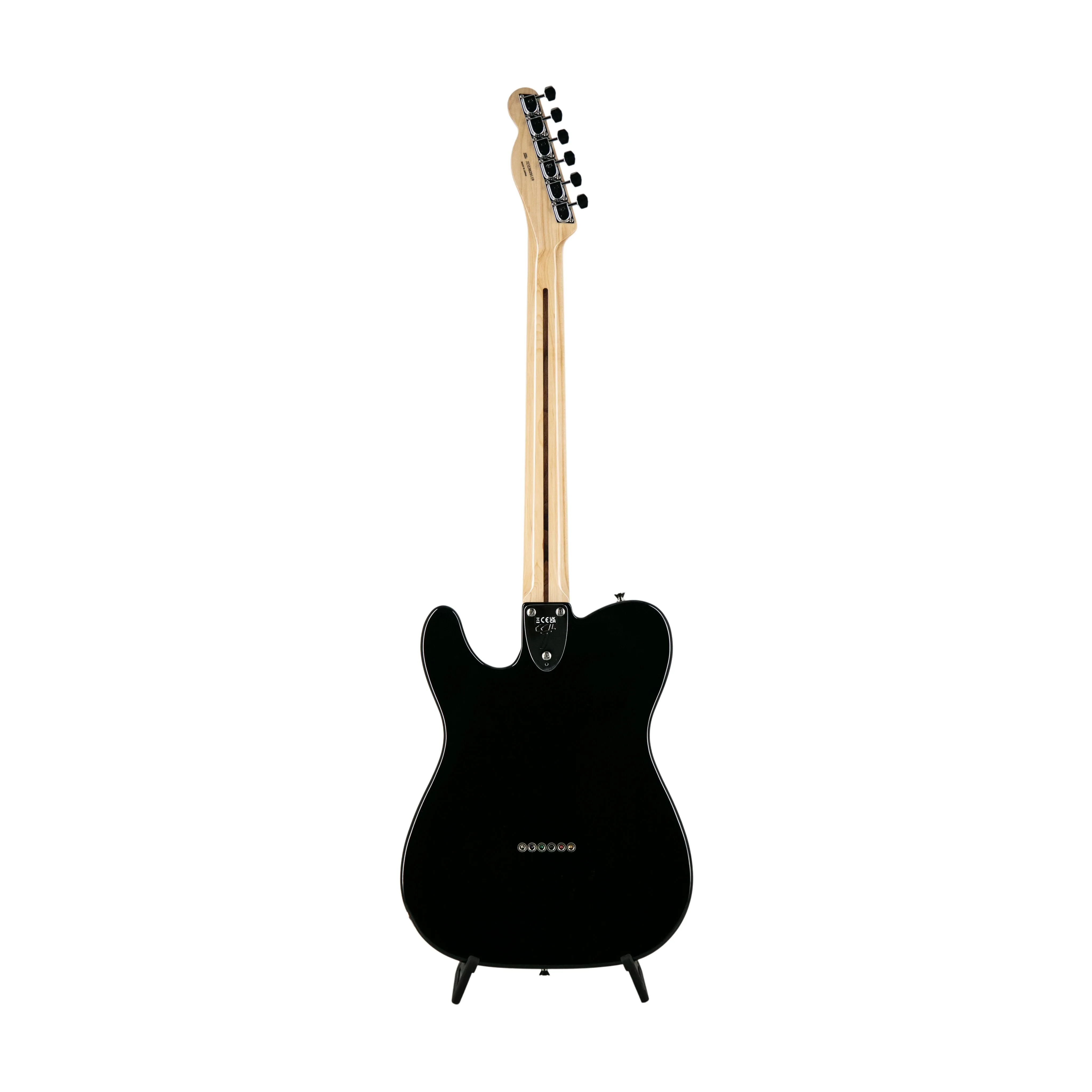 Fender FSR Collection Traditional 70s Telecaster Thinline Electric Guitar, Maple FB, Black