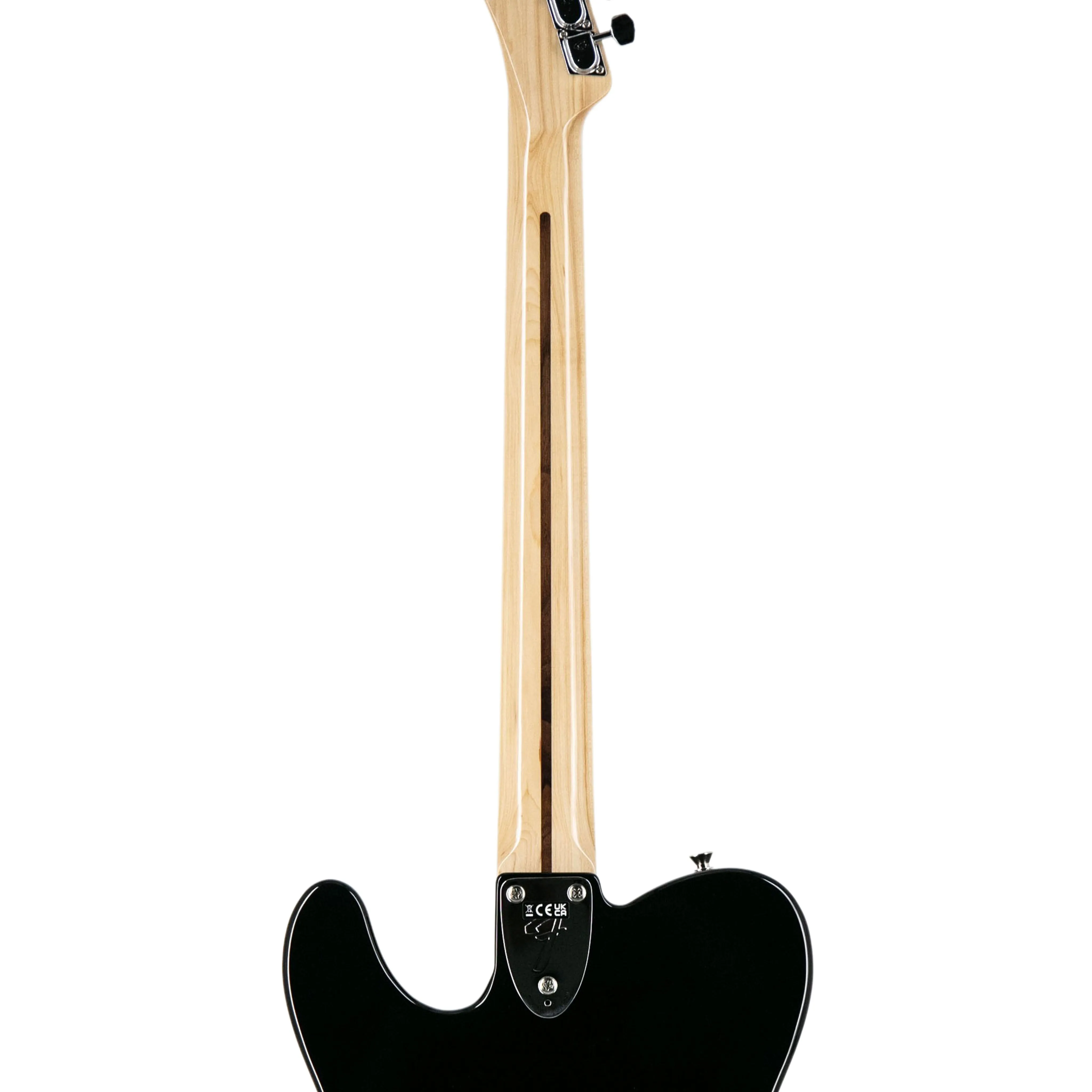 Fender FSR Collection Traditional 70s Telecaster Thinline Electric Guitar, Maple FB, Black