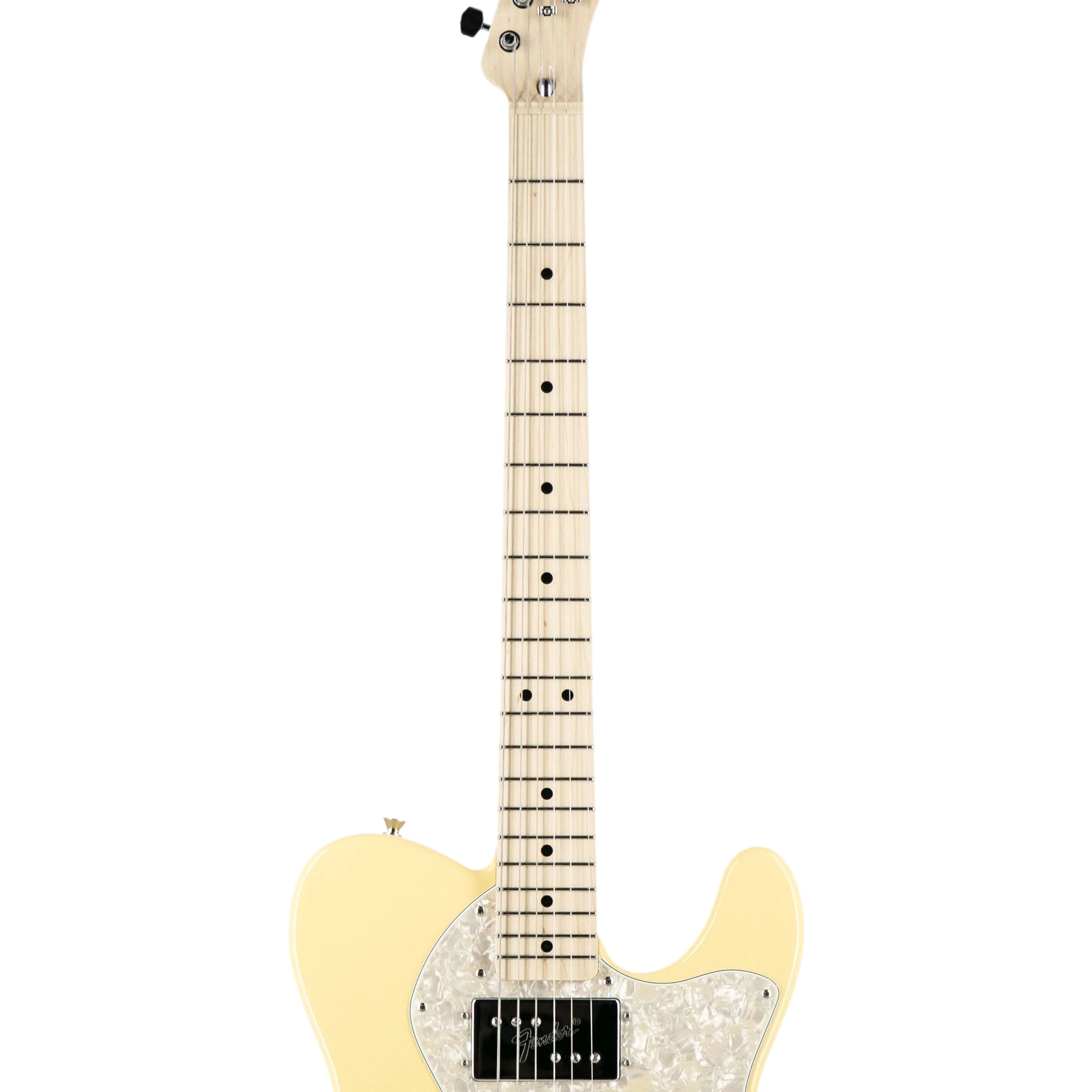 Fender FSR Collection Traditional 70s Telecaster Thinline Electric Guitar, Maple FB, Vintage White