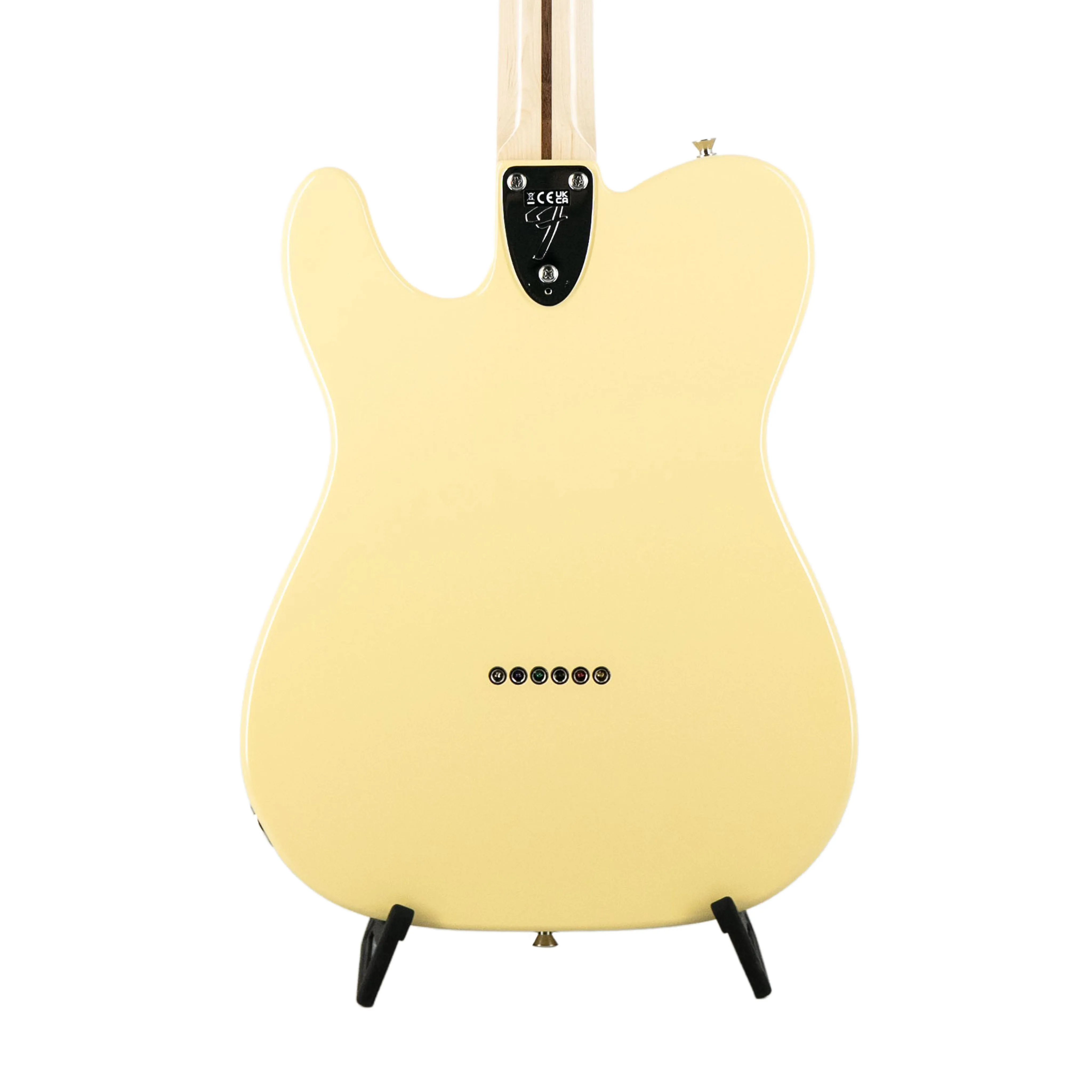 Fender FSR Collection Traditional 70s Telecaster Thinline Electric Guitar, Maple FB, Vintage White