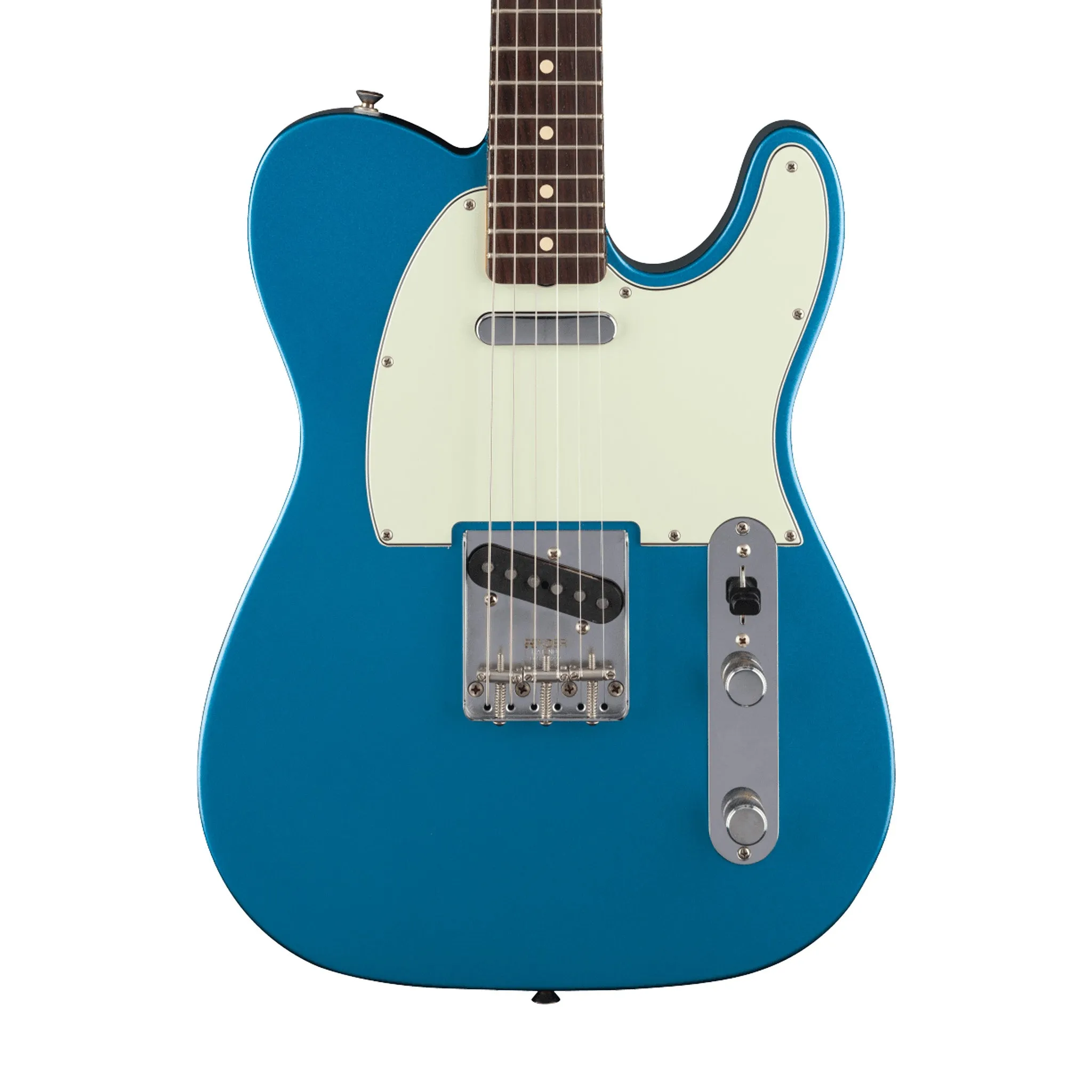 Fender FSR Roadworn Telecaster Electric Guitar, RW FB, Lake Placid Blue