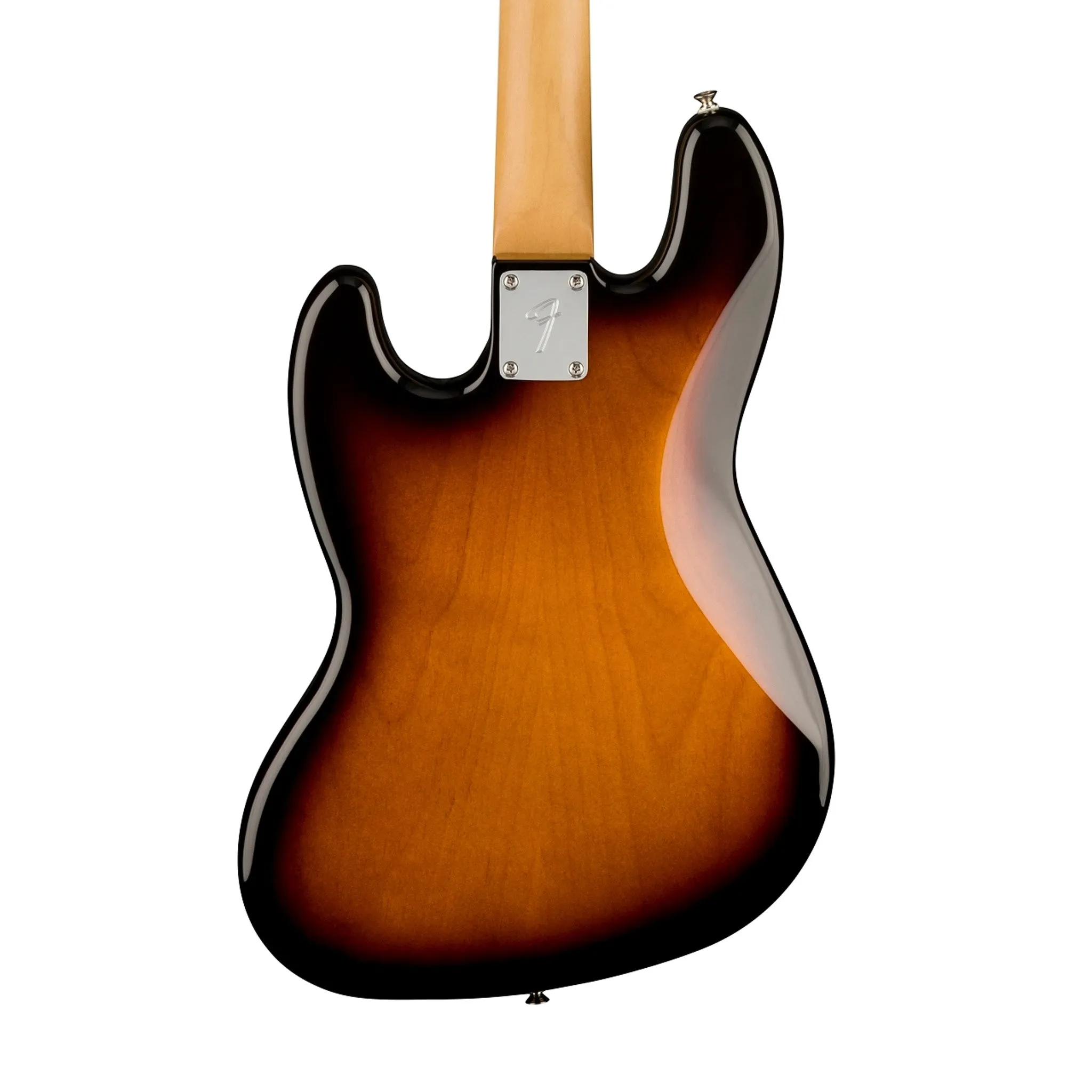 Fender Gold Foil Jazz Bass 4-String Bass Guitar, Ebony FB, 2-Color Sunburst
