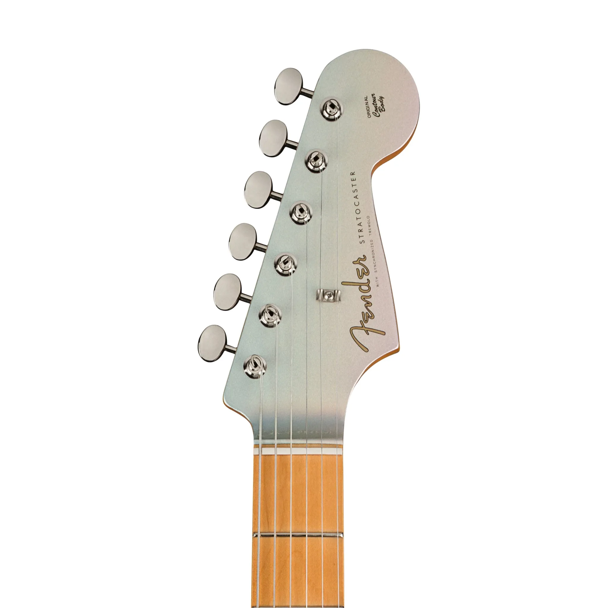 Fender H.E.R. Stratocaster Electric Guitar, Maple FB, Chrome Glow