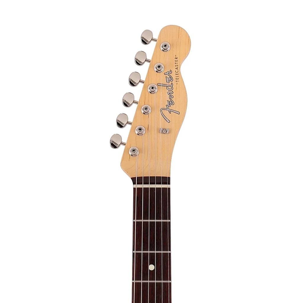 Fender Japan Ltd Ed Traditional 60s Telecaster Electric Guitar w/Bigsby, RW FB, Vintage White