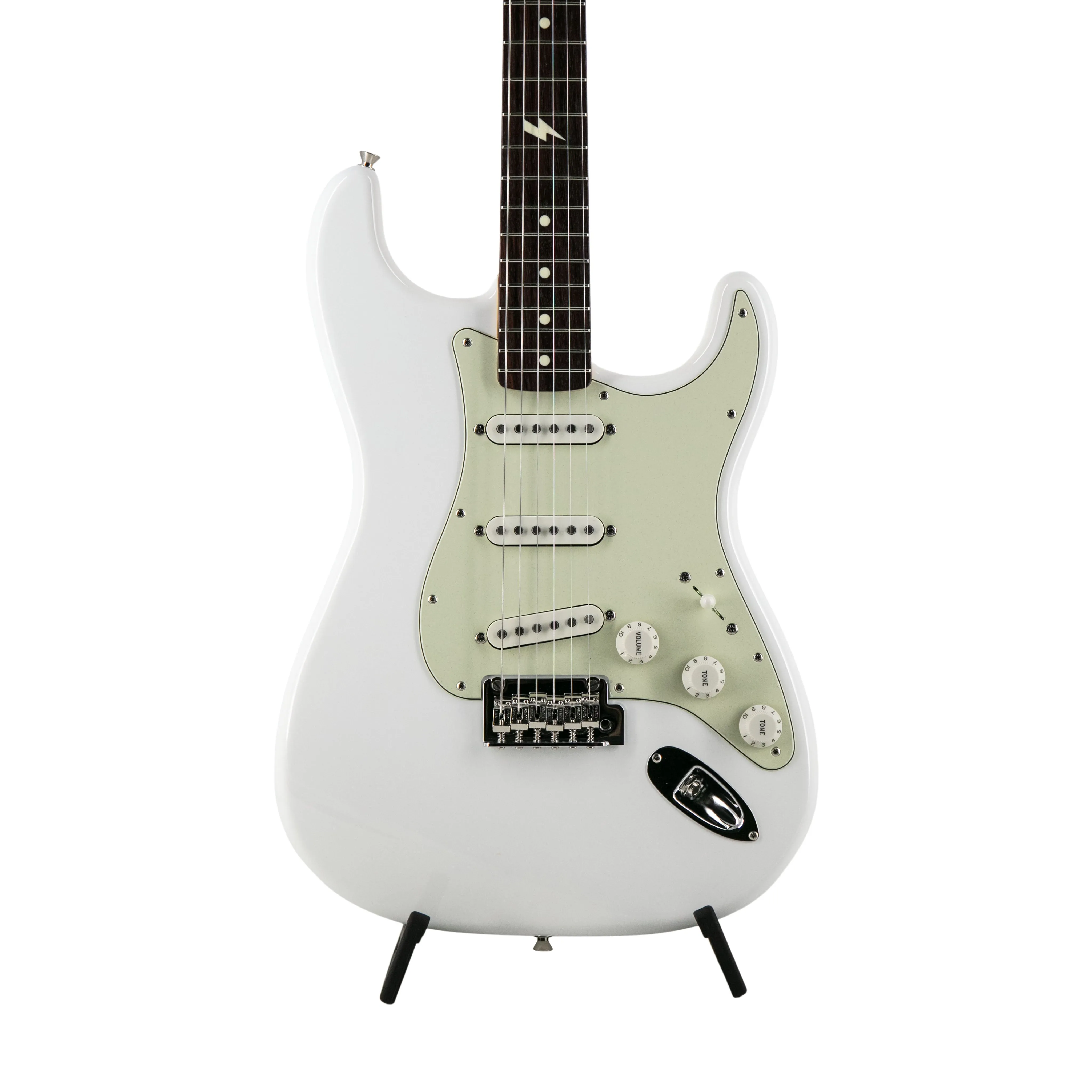 Fender Japan Sham Kamikaze Signature Reverse Headstock Stratocaster, RW FB, Arctic White