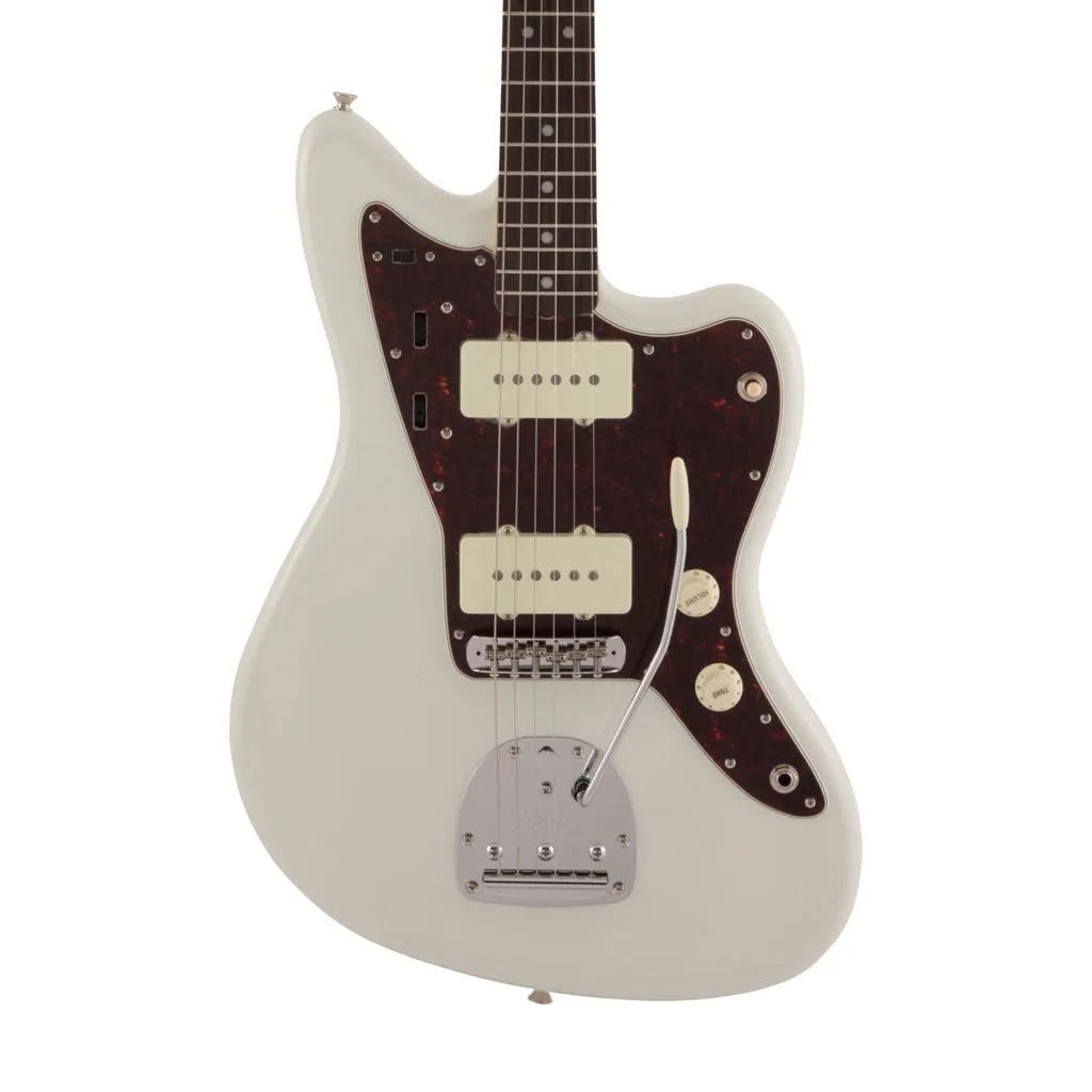 Fender Japan Traditional 60s Jazzmaster Electric Guitar, RW FB, Olympic White