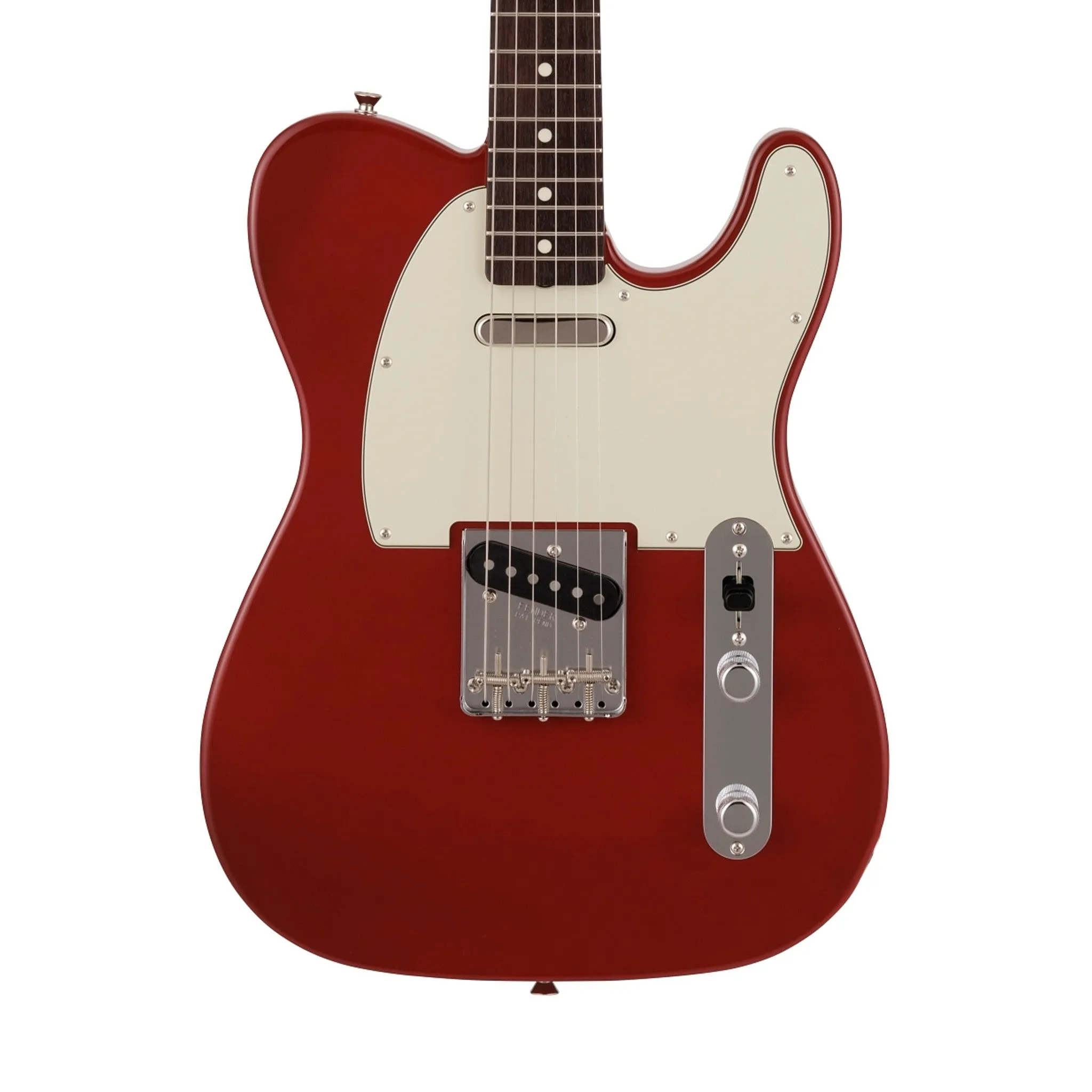 Fender Japan Traditional II 60s Telecaster Electric Guitar, RW FB, Aged Dakota Red