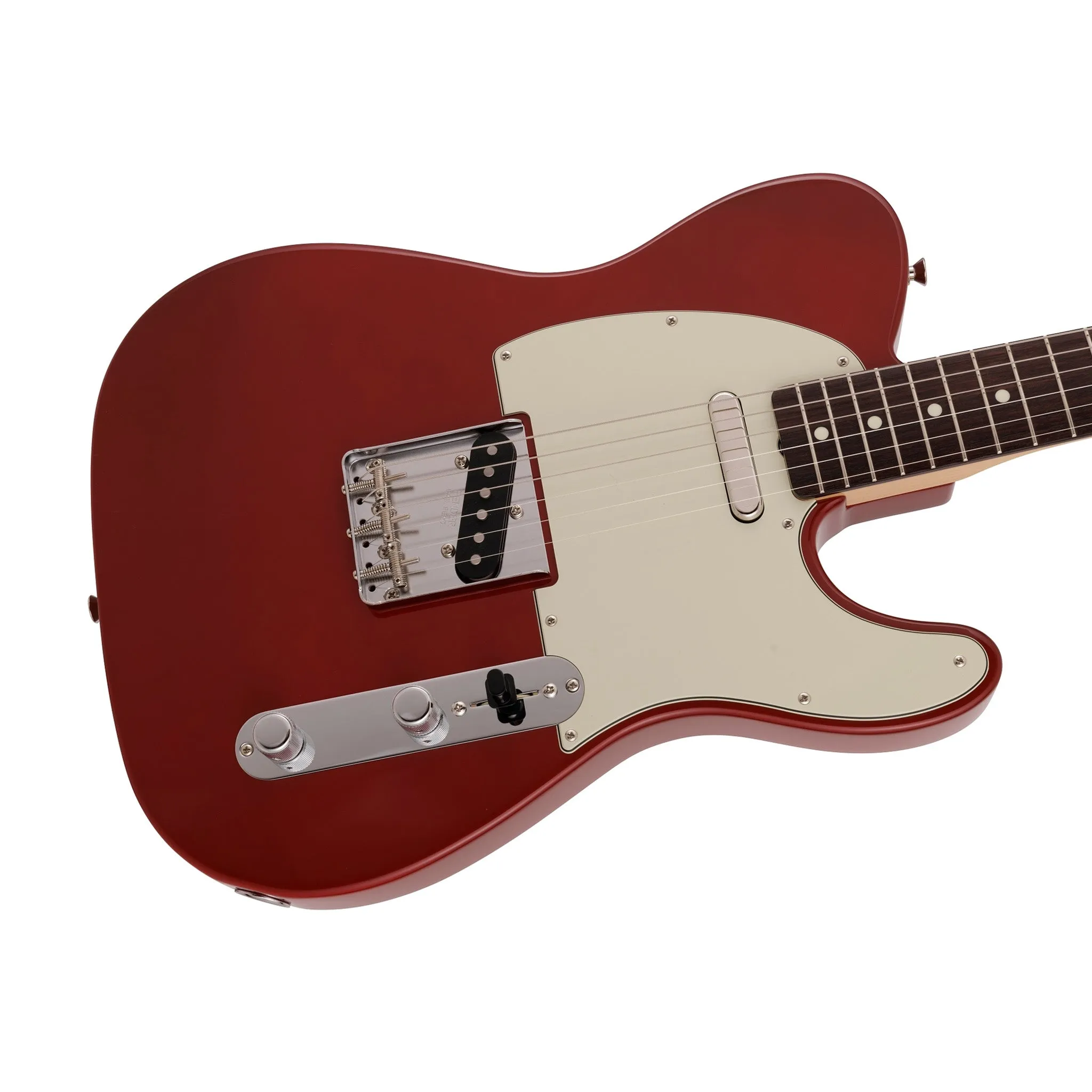 Fender Japan Traditional II 60s Telecaster Electric Guitar, RW FB, Aged Dakota Red
