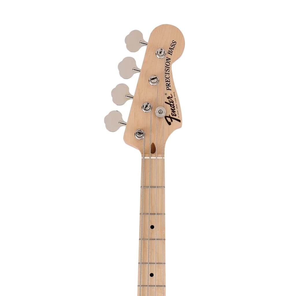 Fender Japan Traditional II 70s Precision Bass Guitar, Maple FB, Black