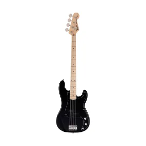 Fender Japan Traditional II 70s Precision Bass Guitar, Maple FB, Black