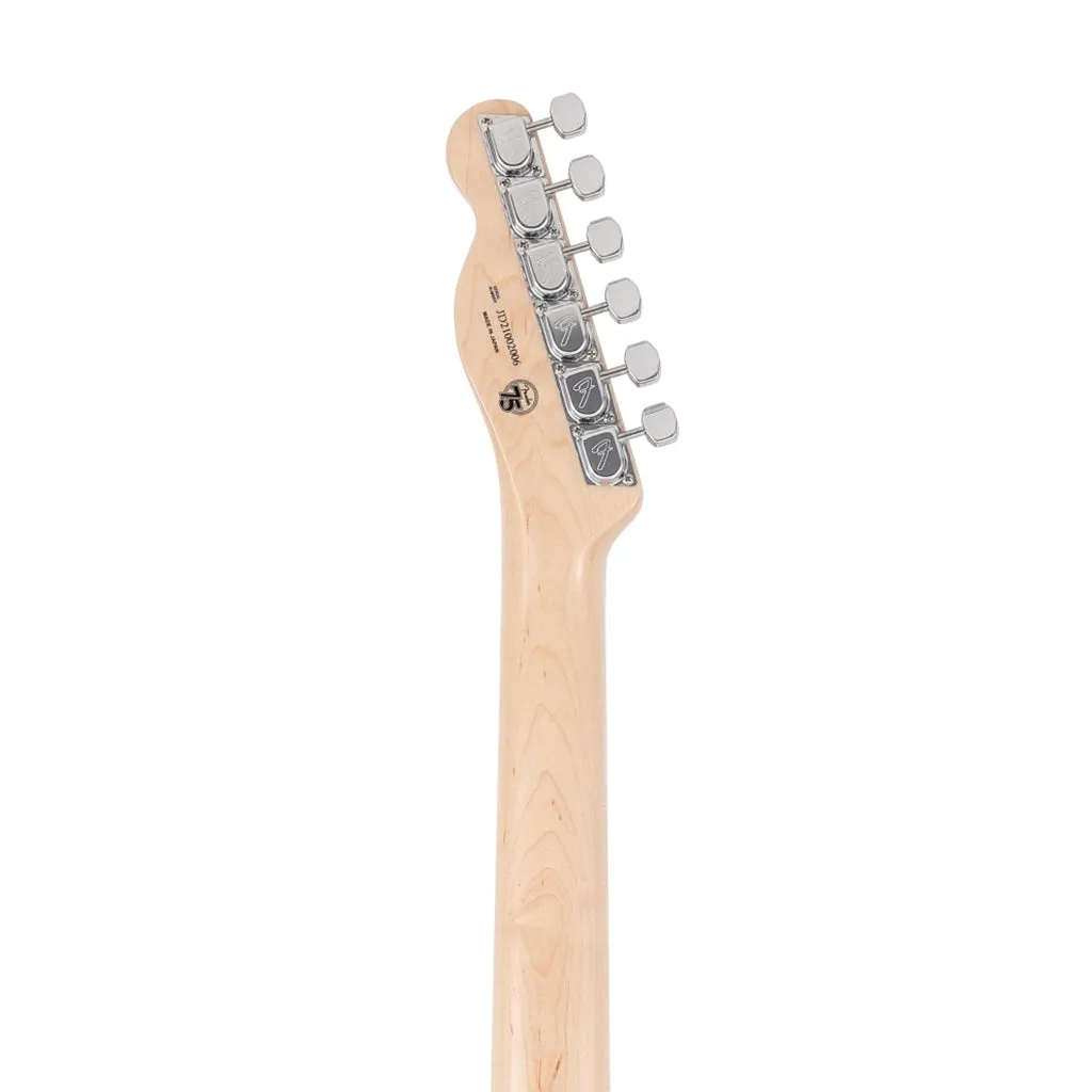 Fender Japan Traditional II 70s Telecaster Electric Guitar, RW FB, Black