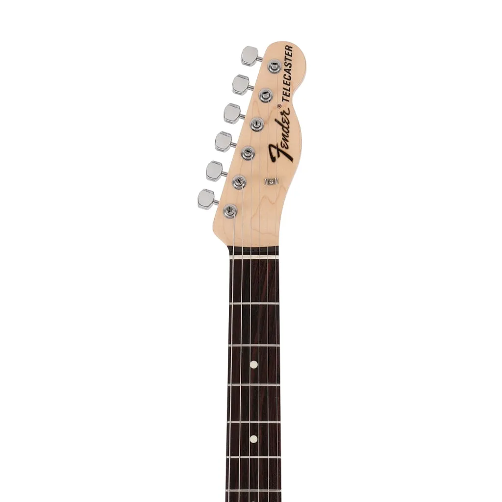 Fender Japan Traditional II 70s Telecaster Electric Guitar, RW FB, Black