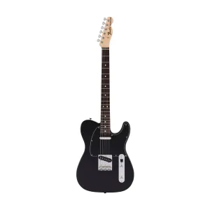 Fender Japan Traditional II 70s Telecaster Electric Guitar, RW FB, Black