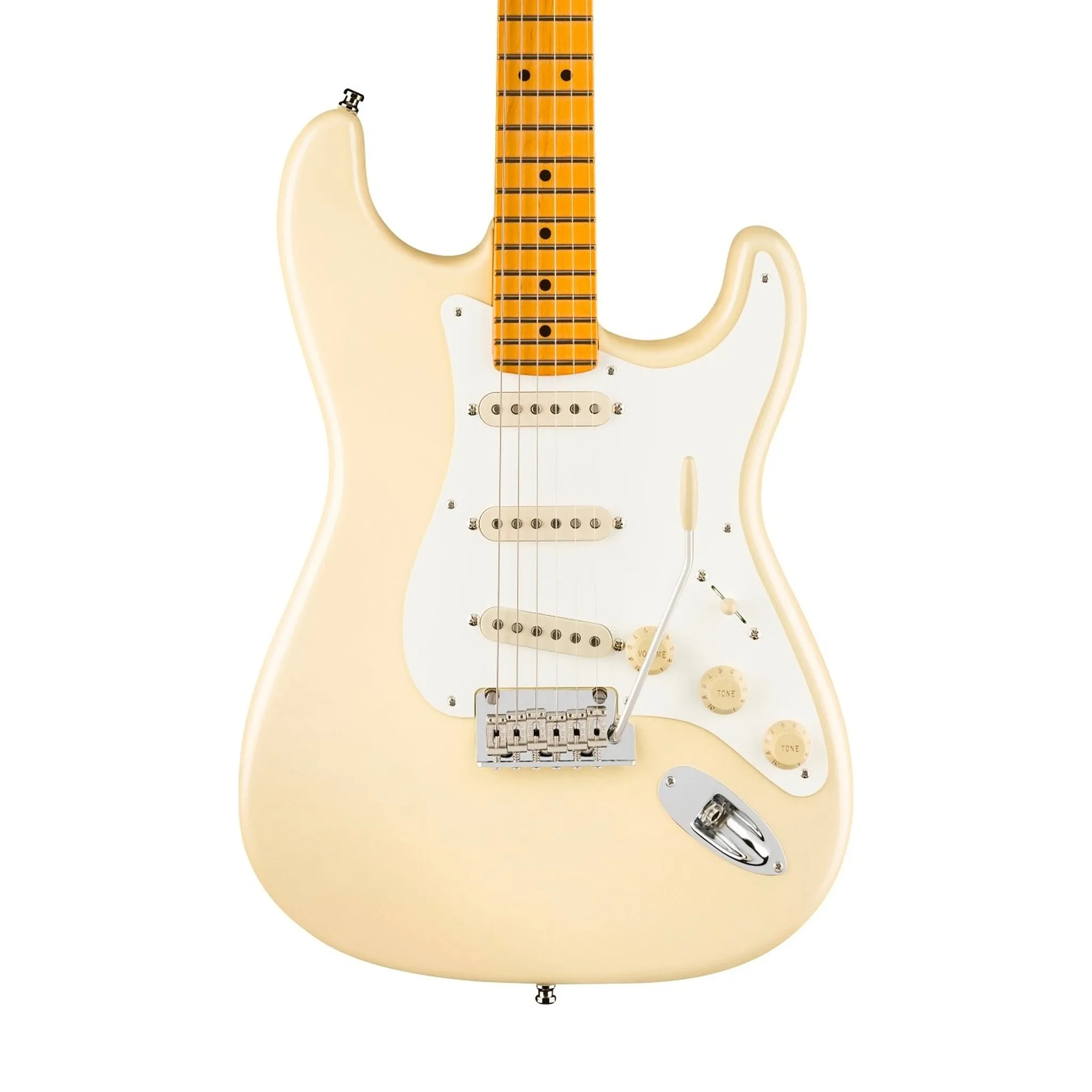 Fender Lincoln Brewster Signature Stratocaster Electric Guitar, Maple FB, Olympic Pearl