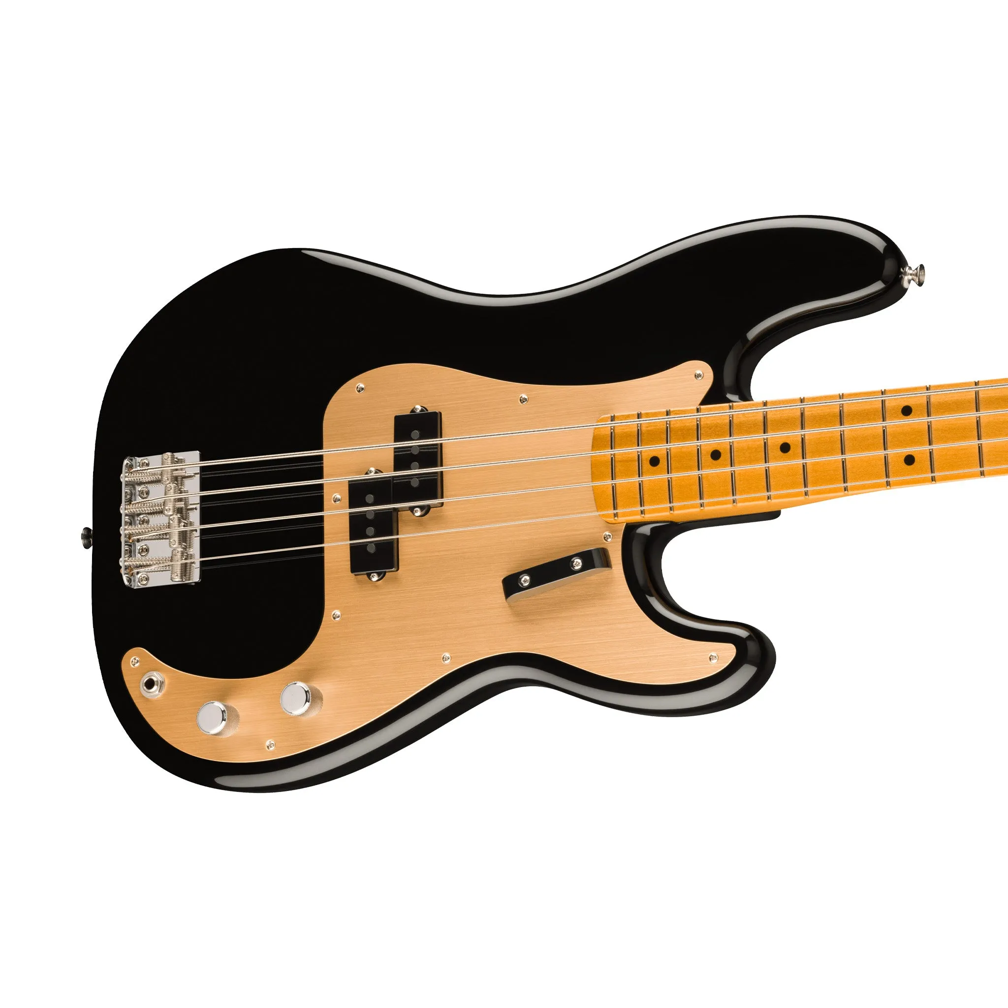 Fender Vintera II 50s Precision Bass Guitar, Maple FB, Black