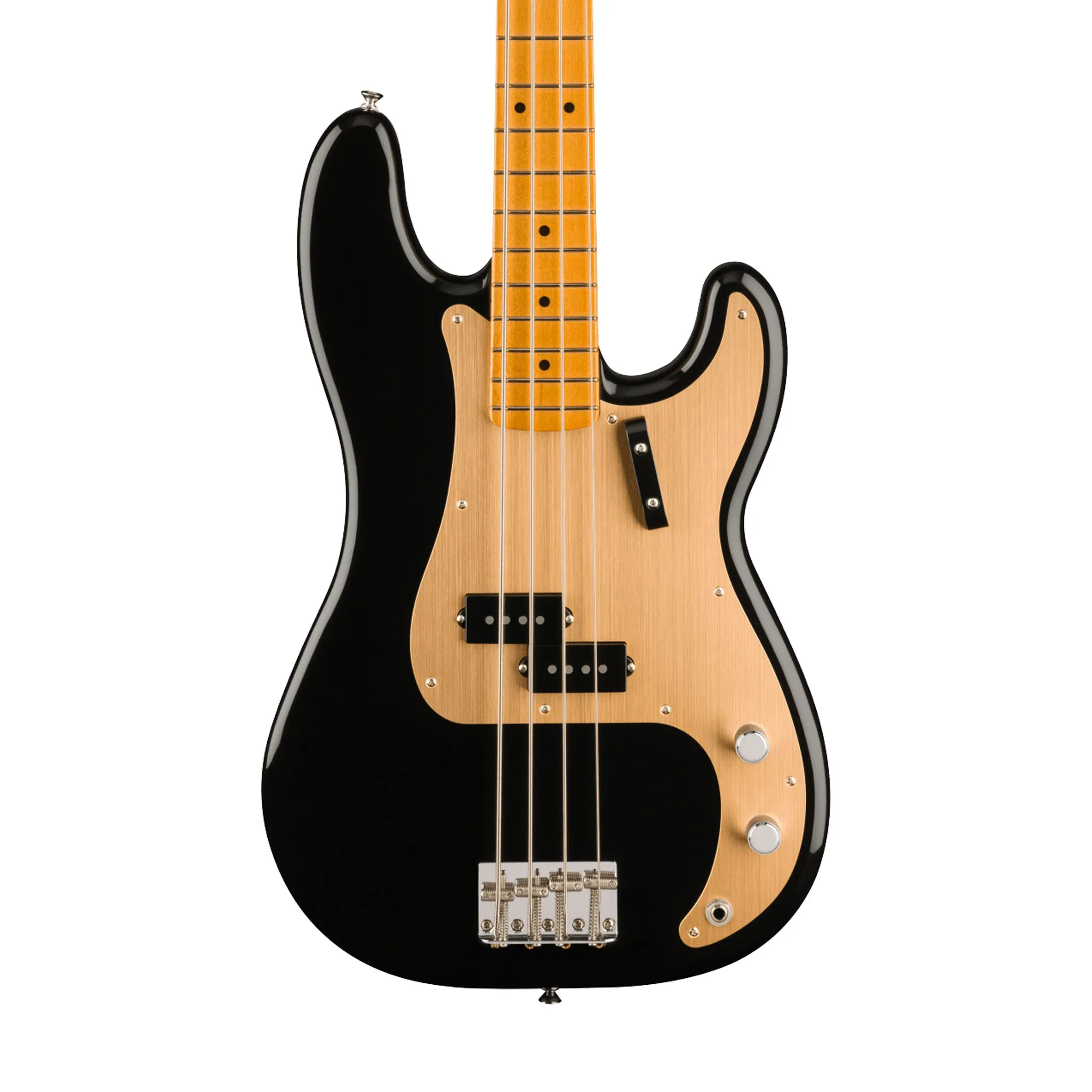Fender Vintera II 50s Precision Bass Guitar, Maple FB, Black