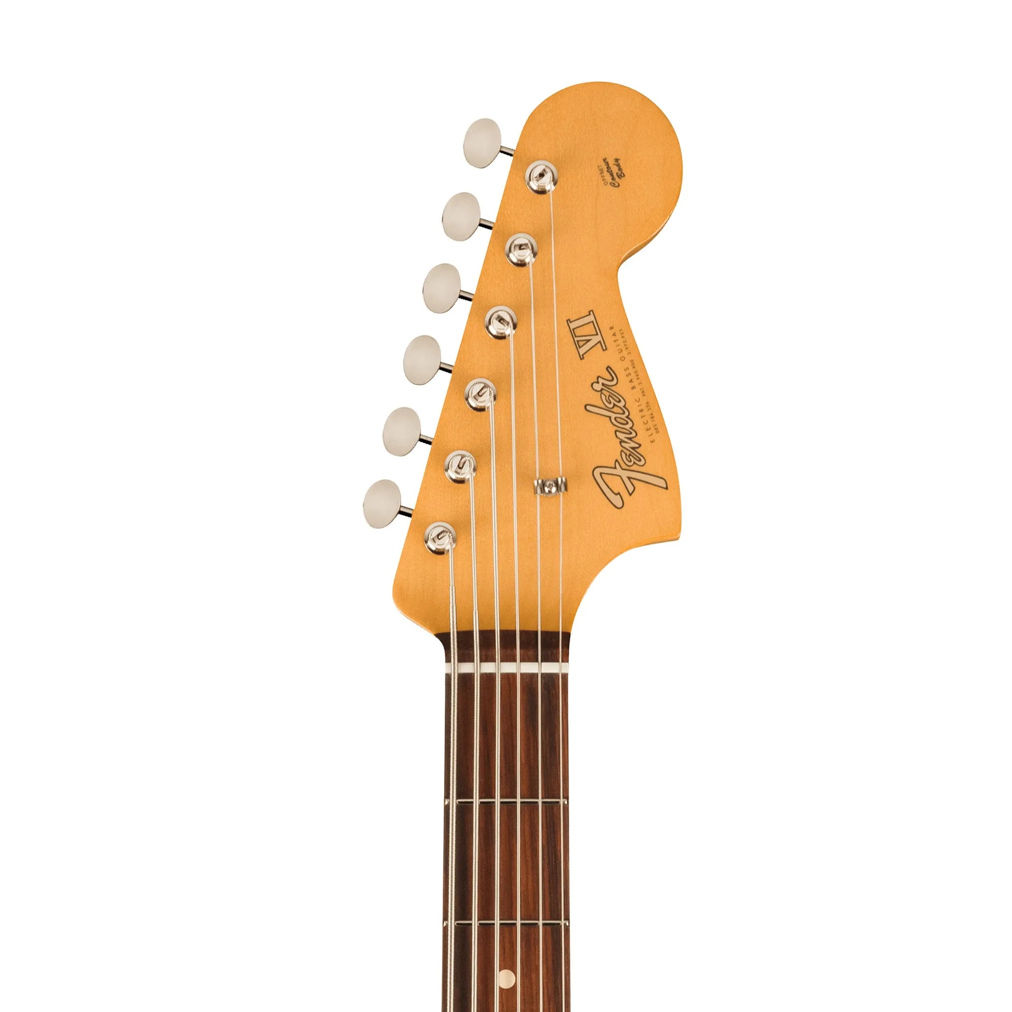 Fender Vintera II 60s Bass VI Electric Guitar, RW FB, Fiesta Red