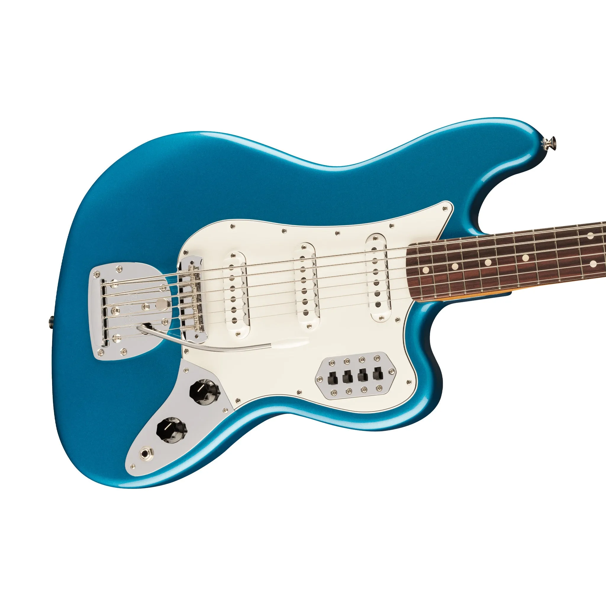 Fender Vintera II 60s Bass VI Electric Guitar, RW FB, Lake Placid Blue