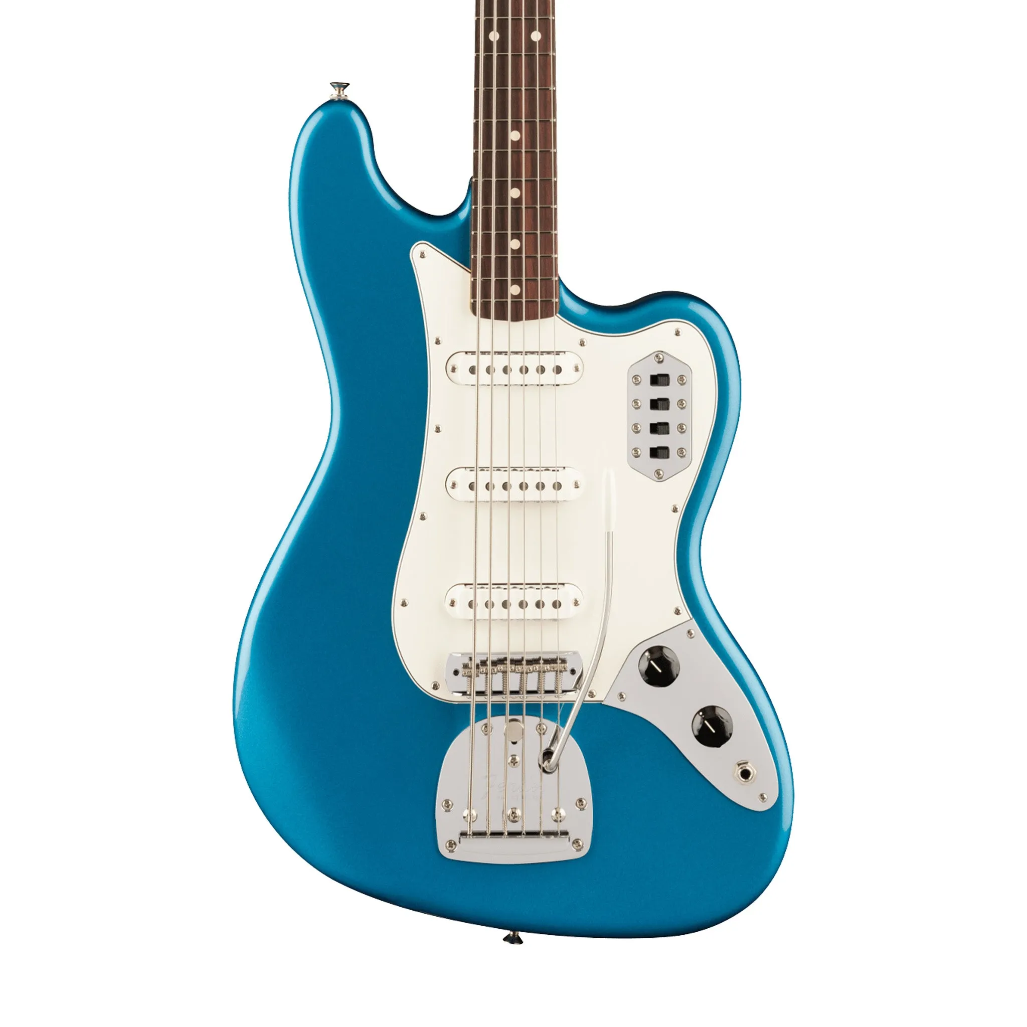 Fender Vintera II 60s Bass VI Electric Guitar, RW FB, Lake Placid Blue