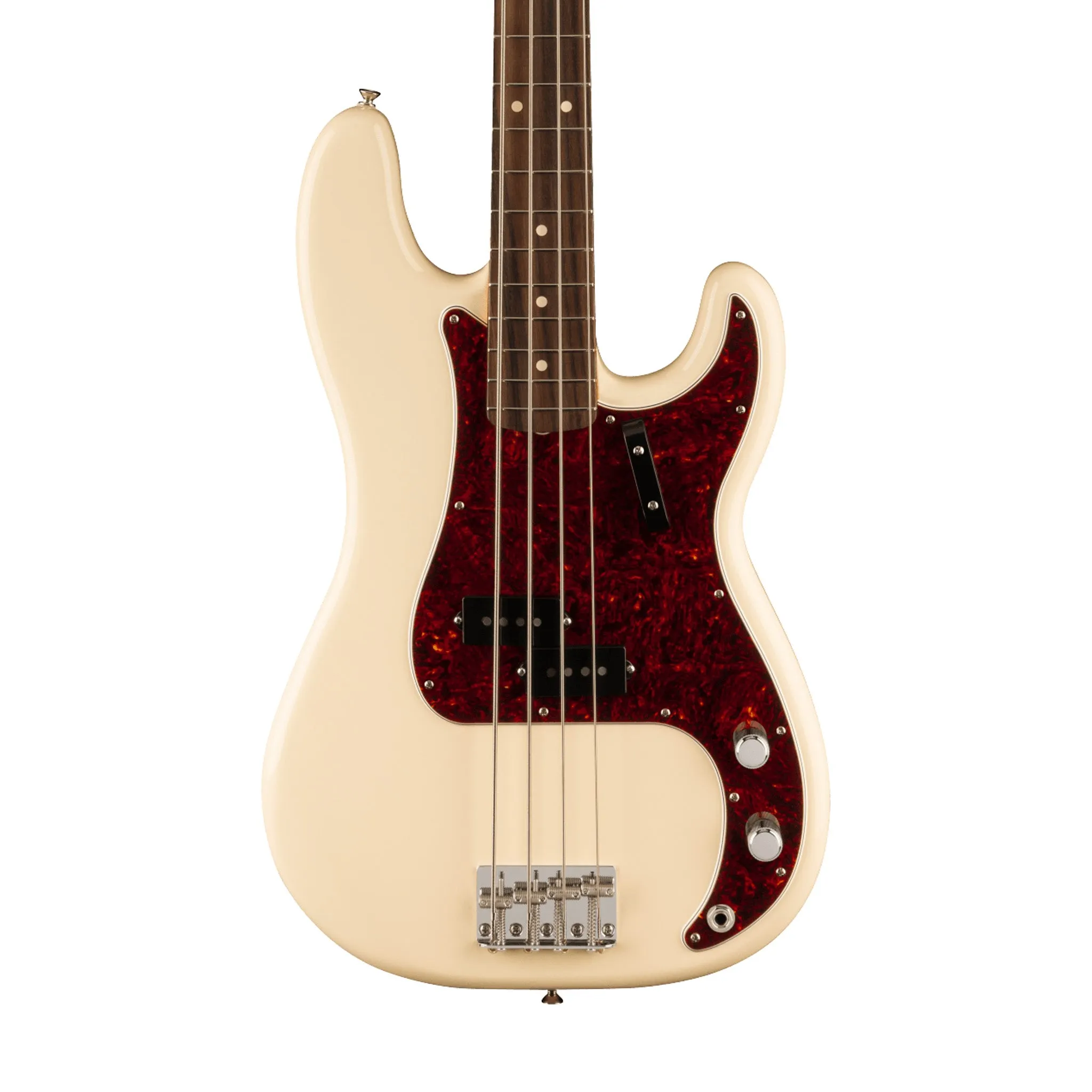Fender Vintera II 60s Precision Bass Guitar, RW FB, Olympic White