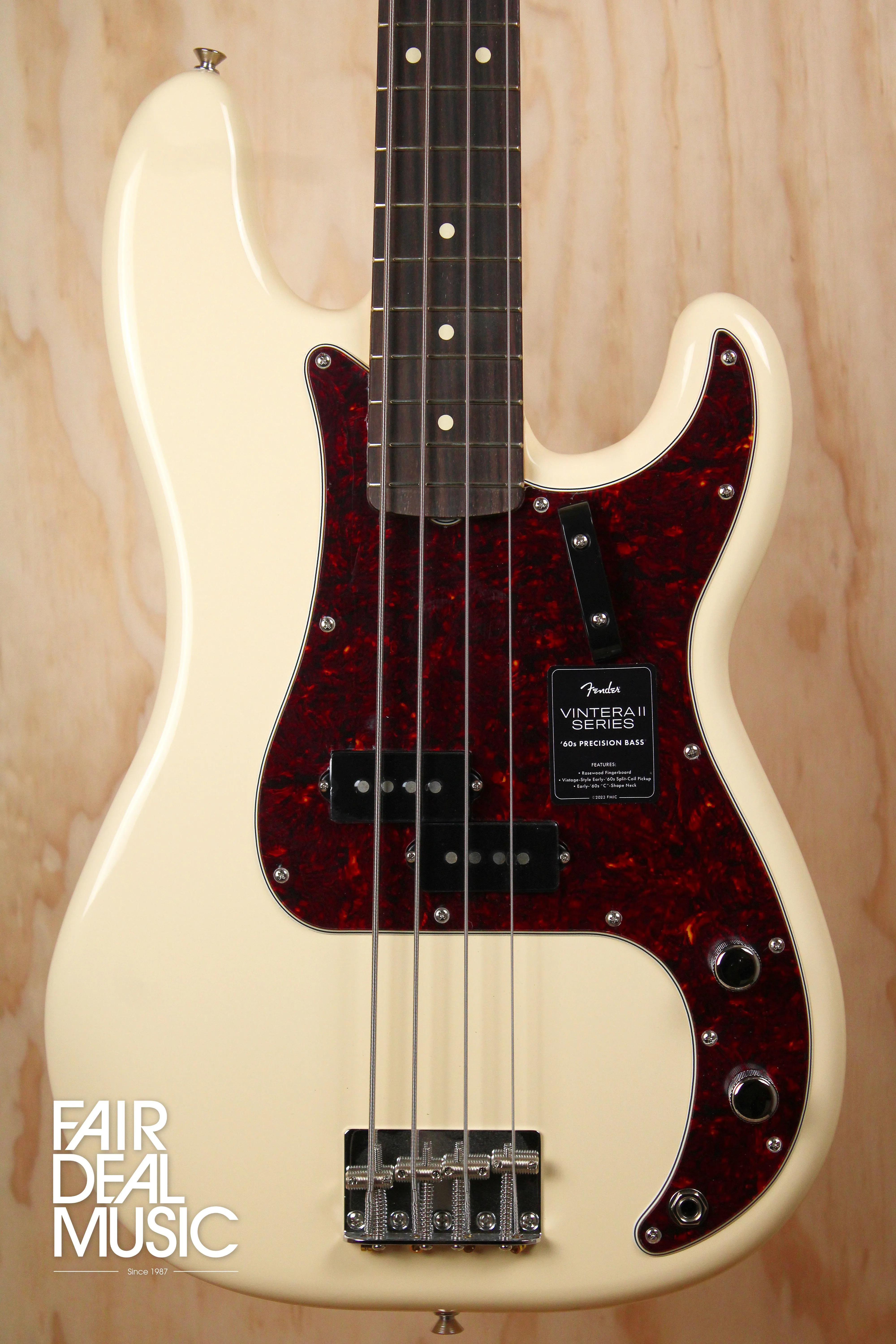 Fender Vintera II '60s Precision Bass, Olympic White, Ex Display