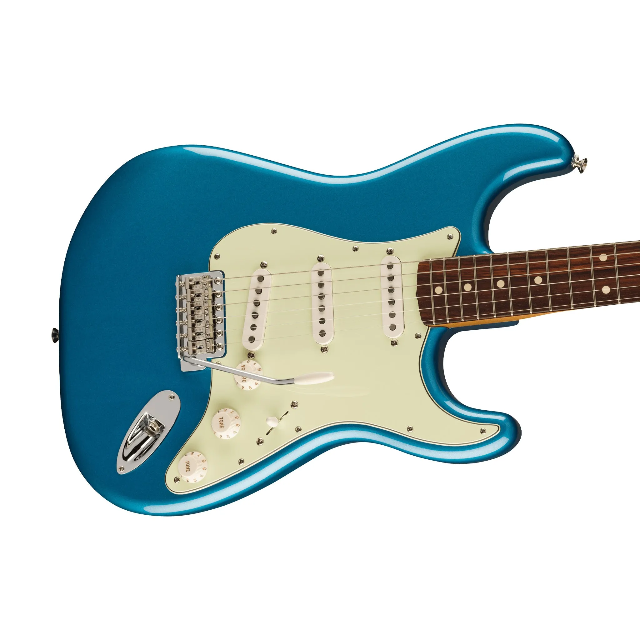 Fender Vintera II 60s Stratocaster Electric Guitar, RW FB, Lake Placid Blue