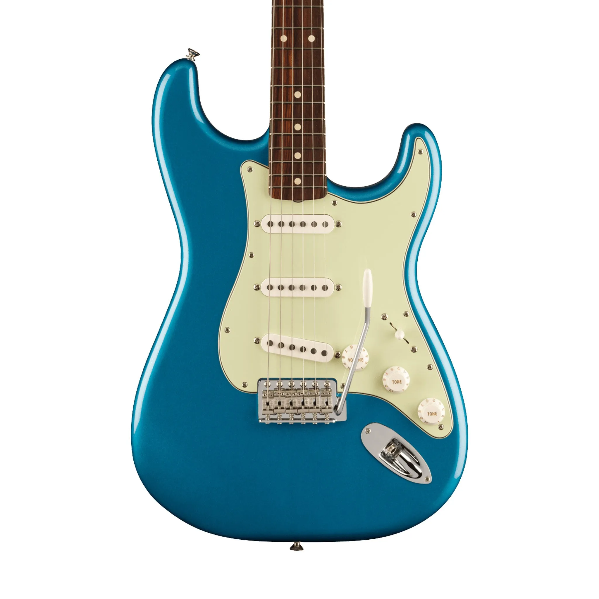 Fender Vintera II 60s Stratocaster Electric Guitar, RW FB, Lake Placid Blue