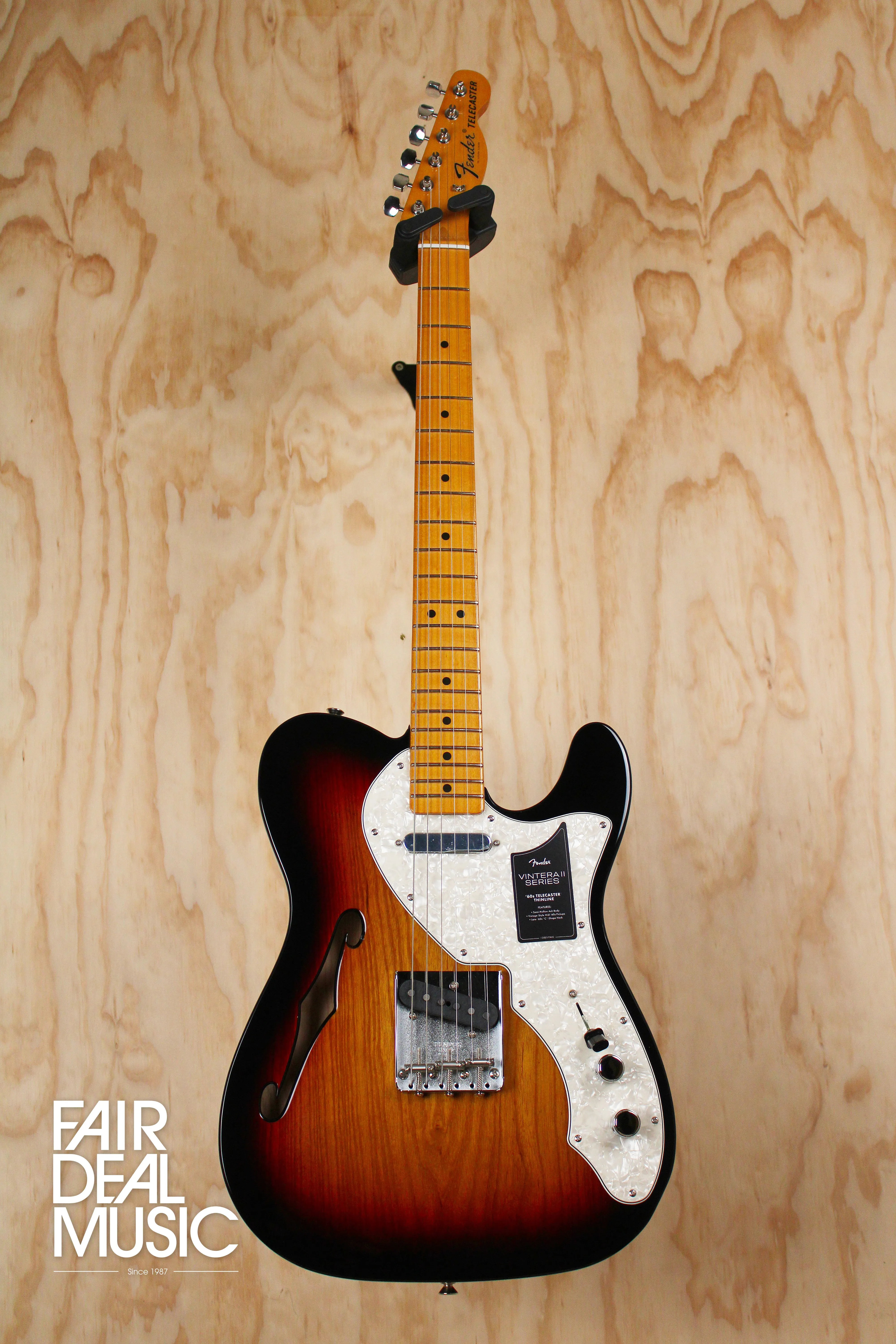 Fender Vintera II '60s Telecaster Thinline 3-Colour Sunburst, Ex Display