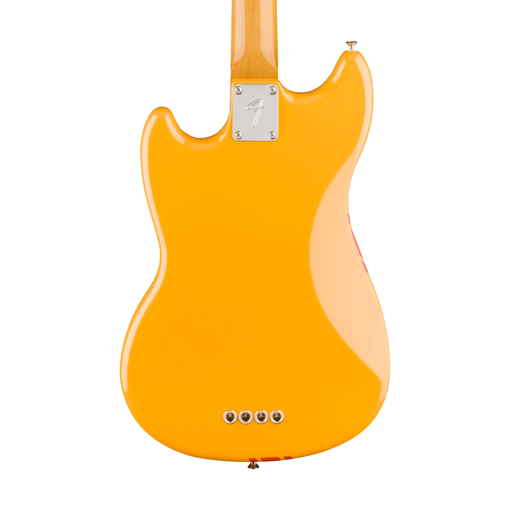 Fender Vintera II 70s Mustang Bass Electric Guitar, RW FB, Competition Orange
