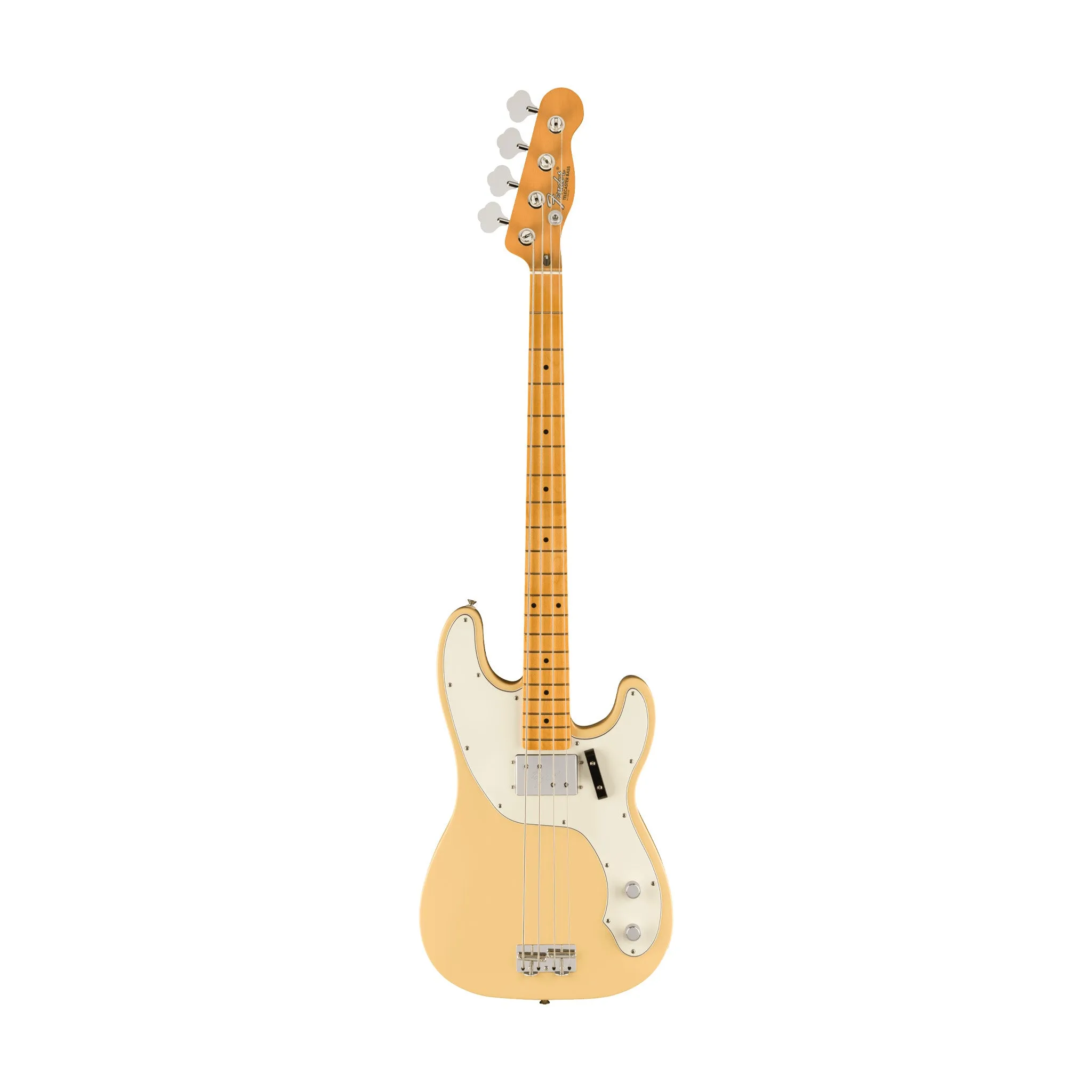 Fender Vintera II 70s Telecaster Bass Guitar, Maple FB, Vintera White