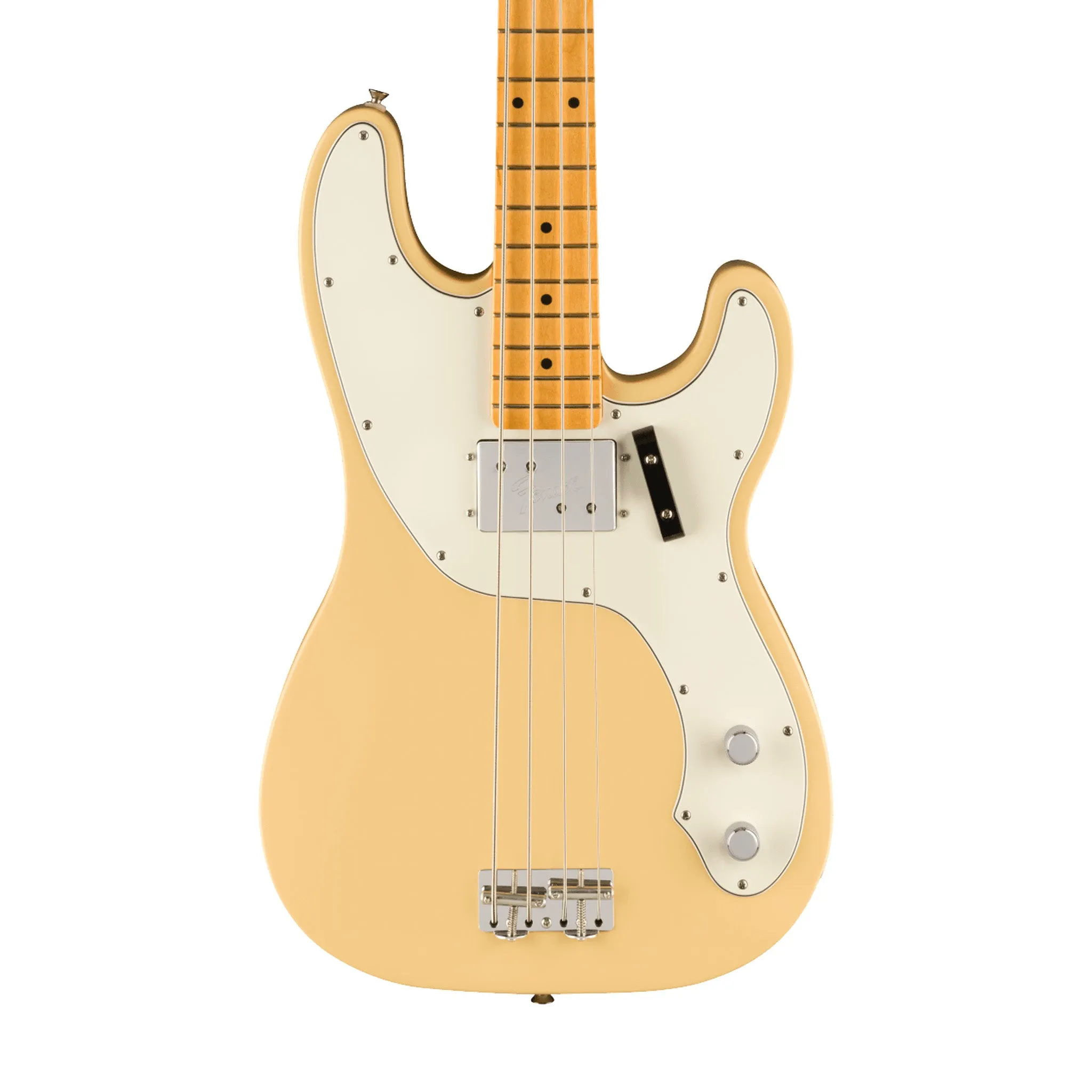Fender Vintera II 70s Telecaster Bass Guitar, Maple FB, Vintera White