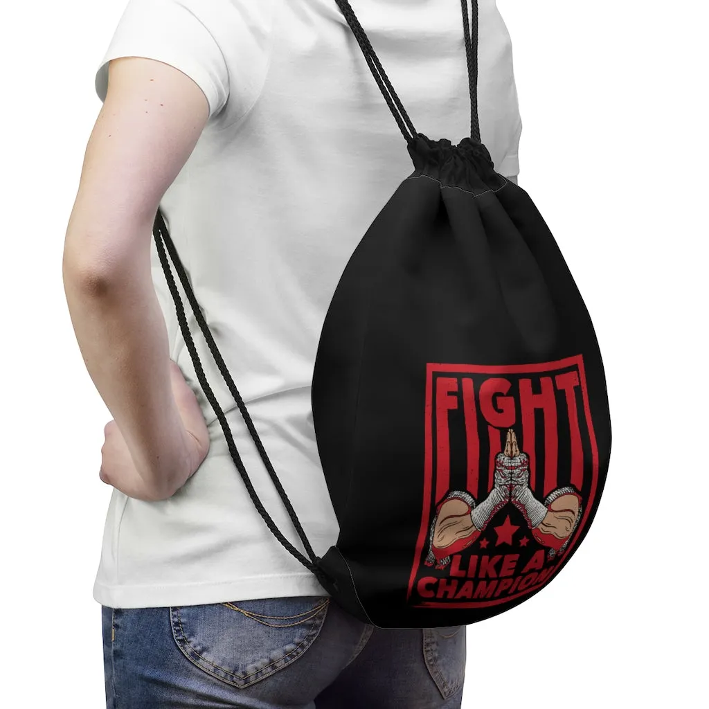 Fight Like A Champion - Drawstring Bag