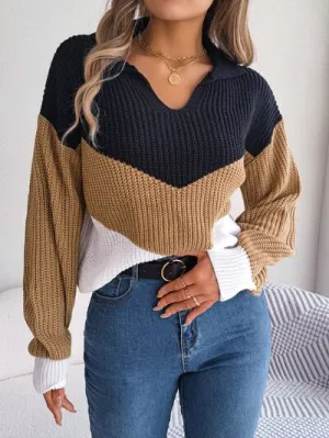 Figure You Out Collared Sweater [3 Colors]