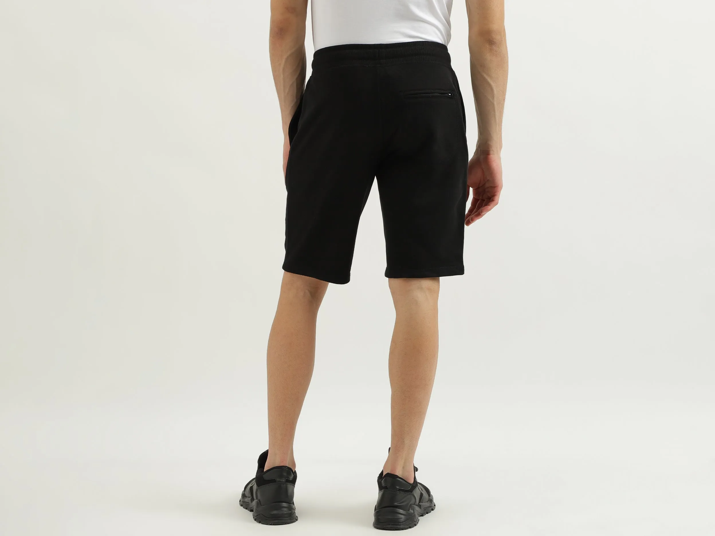 Flat Lock Detail Regular Fit Shorts