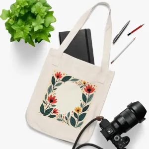 Floral Canvas Tote Eco Chic Style