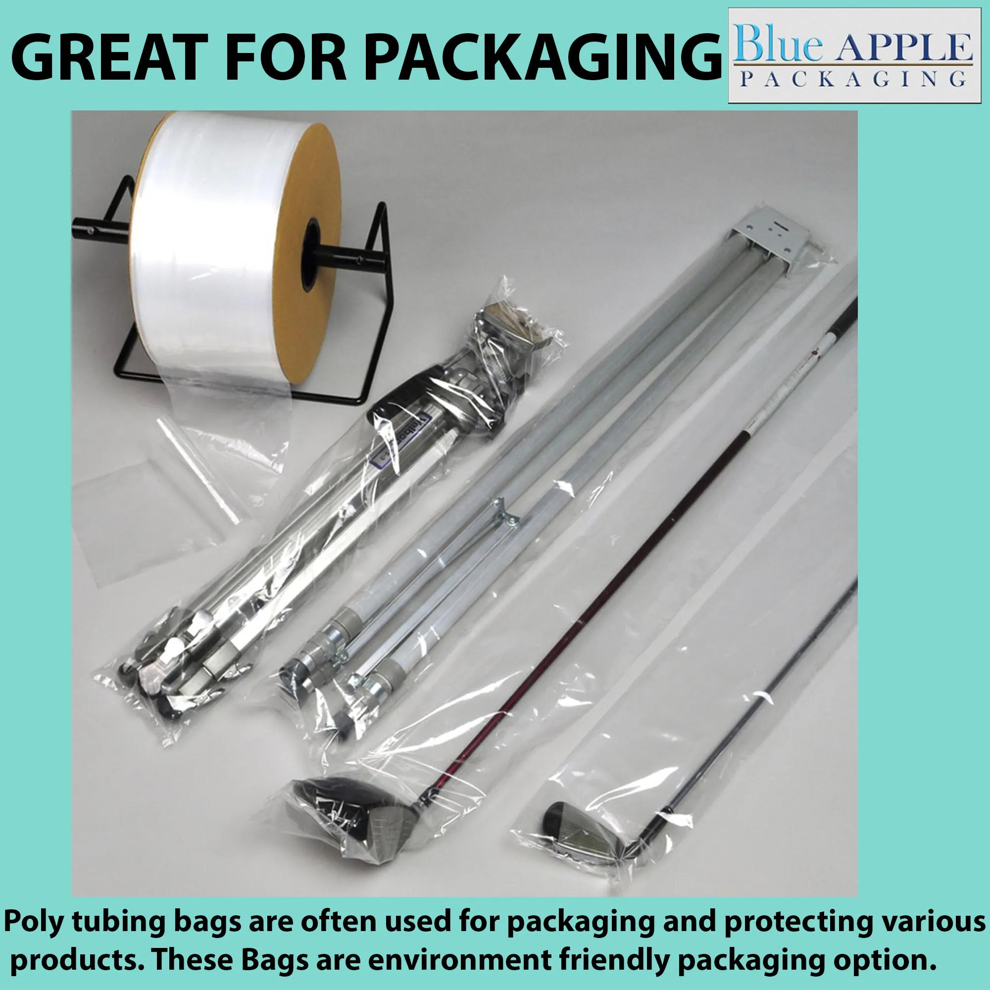 Food Grade Poly Tubing Roll Bags 2Mil 17x2150ft- Impulse Heat Sealer