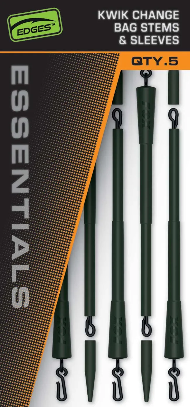 FOX EDGES ESSENTIALS KWIK CHANGE BAG STEMS & SLEEVES