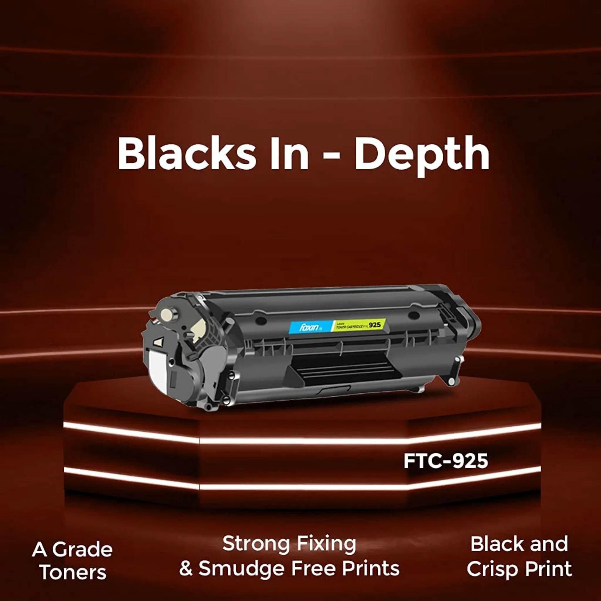 Foxin FTC 925 Laser Toner Cartridge Compatible for LBP 6030W, 6030B, 6018B, 3010B, MF3010