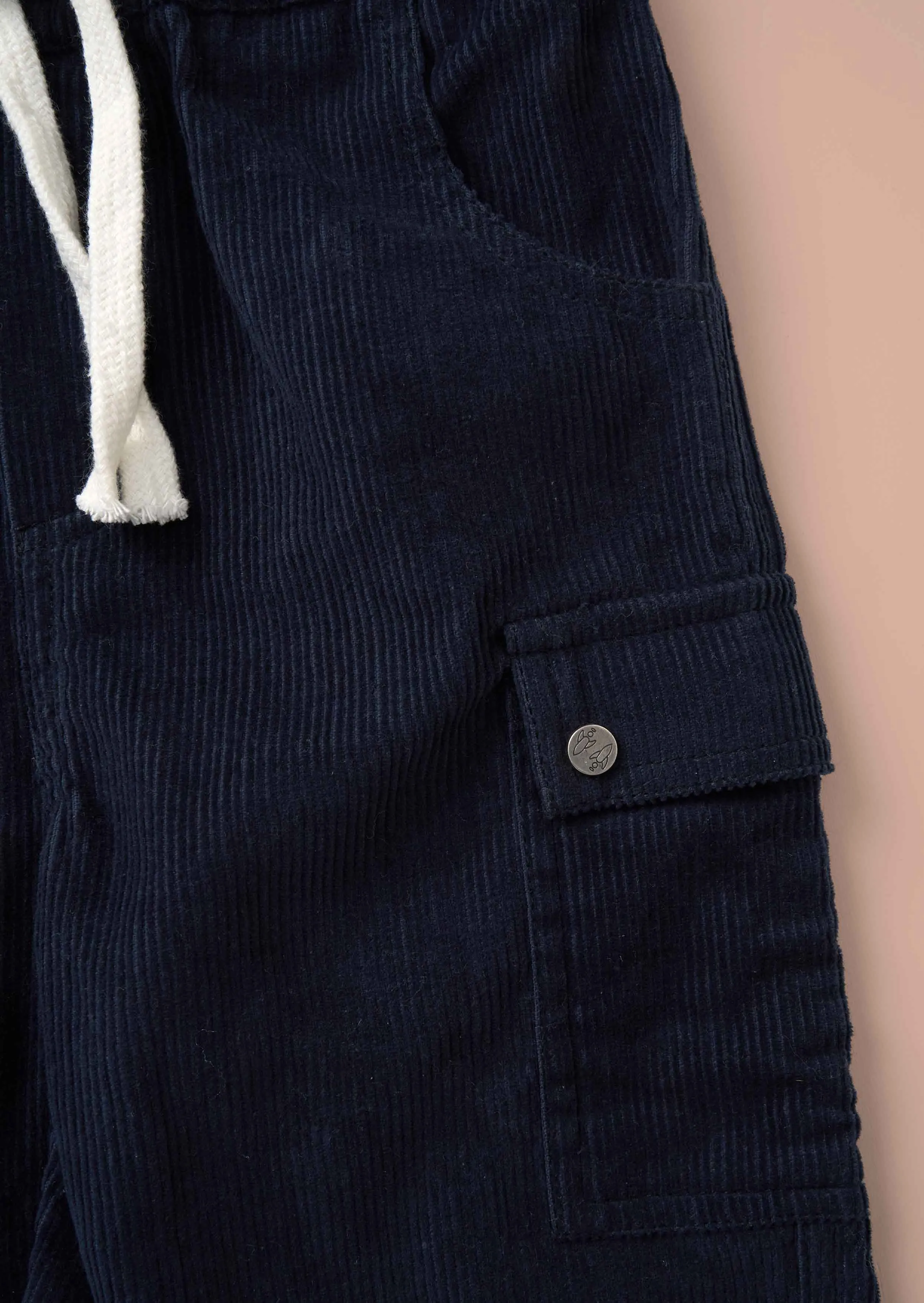 Frank Navy Panelled Joggers