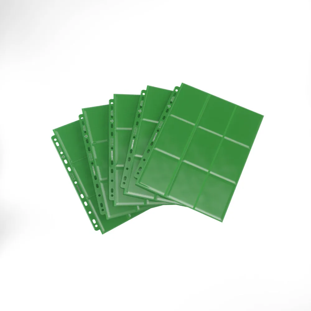 Gamegenic: Sideloading 18-Pocket Pages: 10 pg (Green)