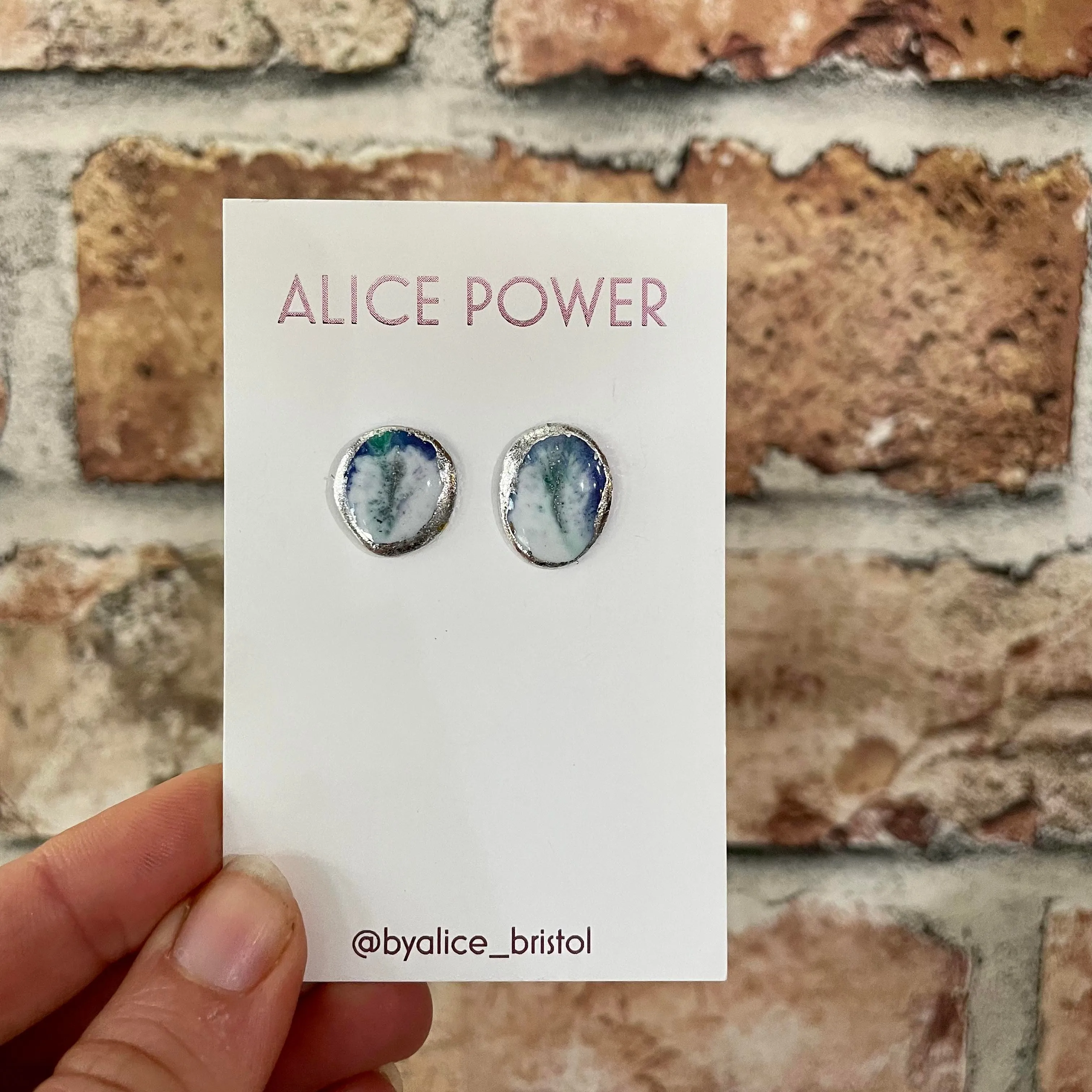 Geode Resin Studs