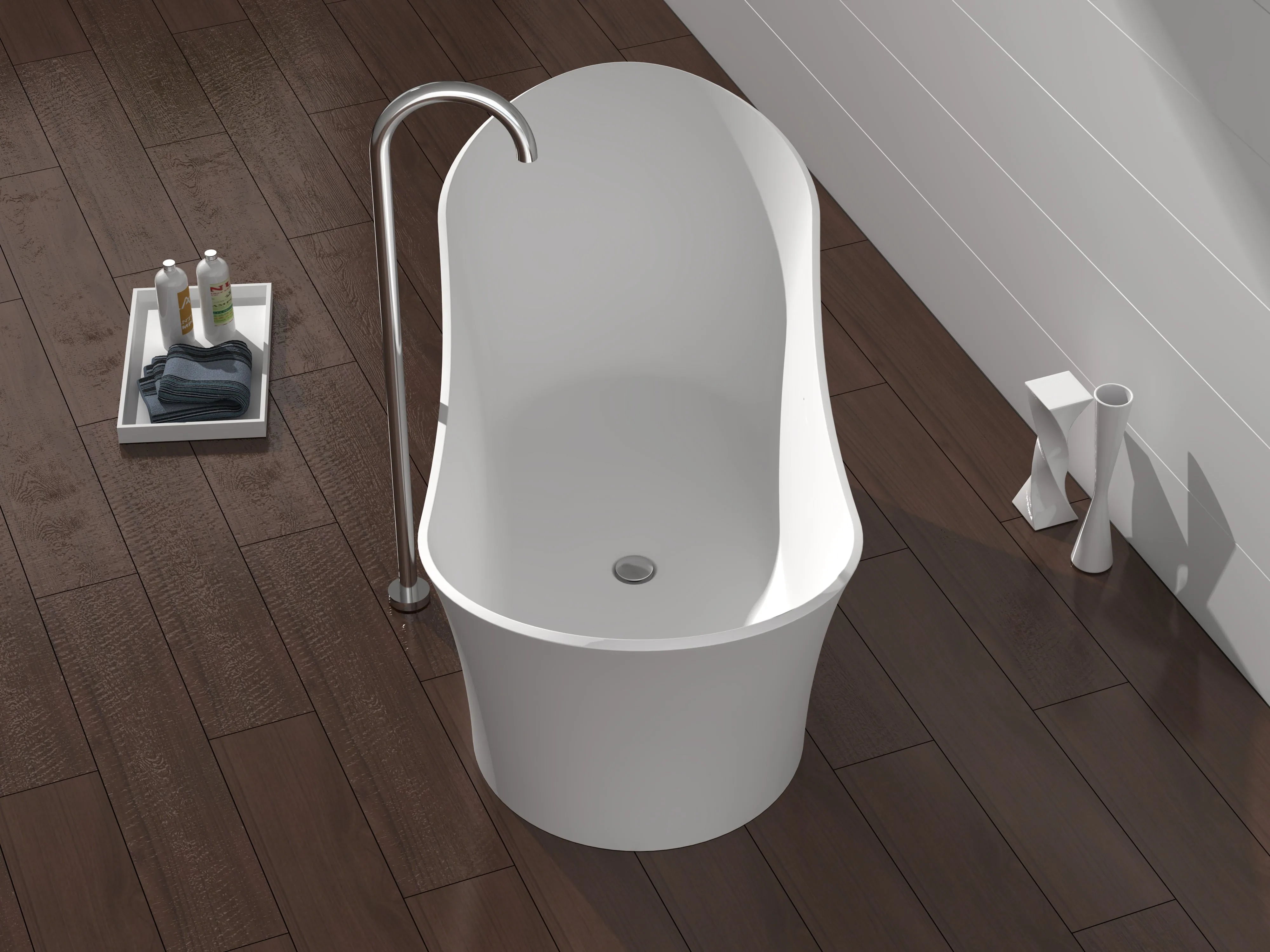 Gia Victorian Shape Stone Bath - 1750mm - G6520
