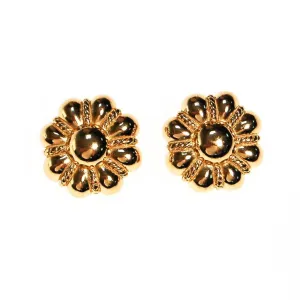Gold Christian Dior Earrings