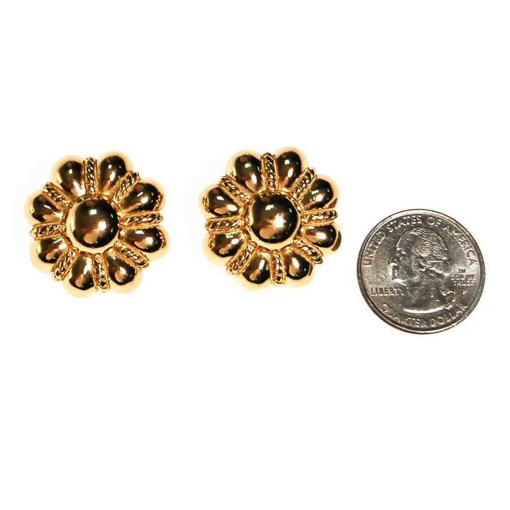 Gold Christian Dior Earrings