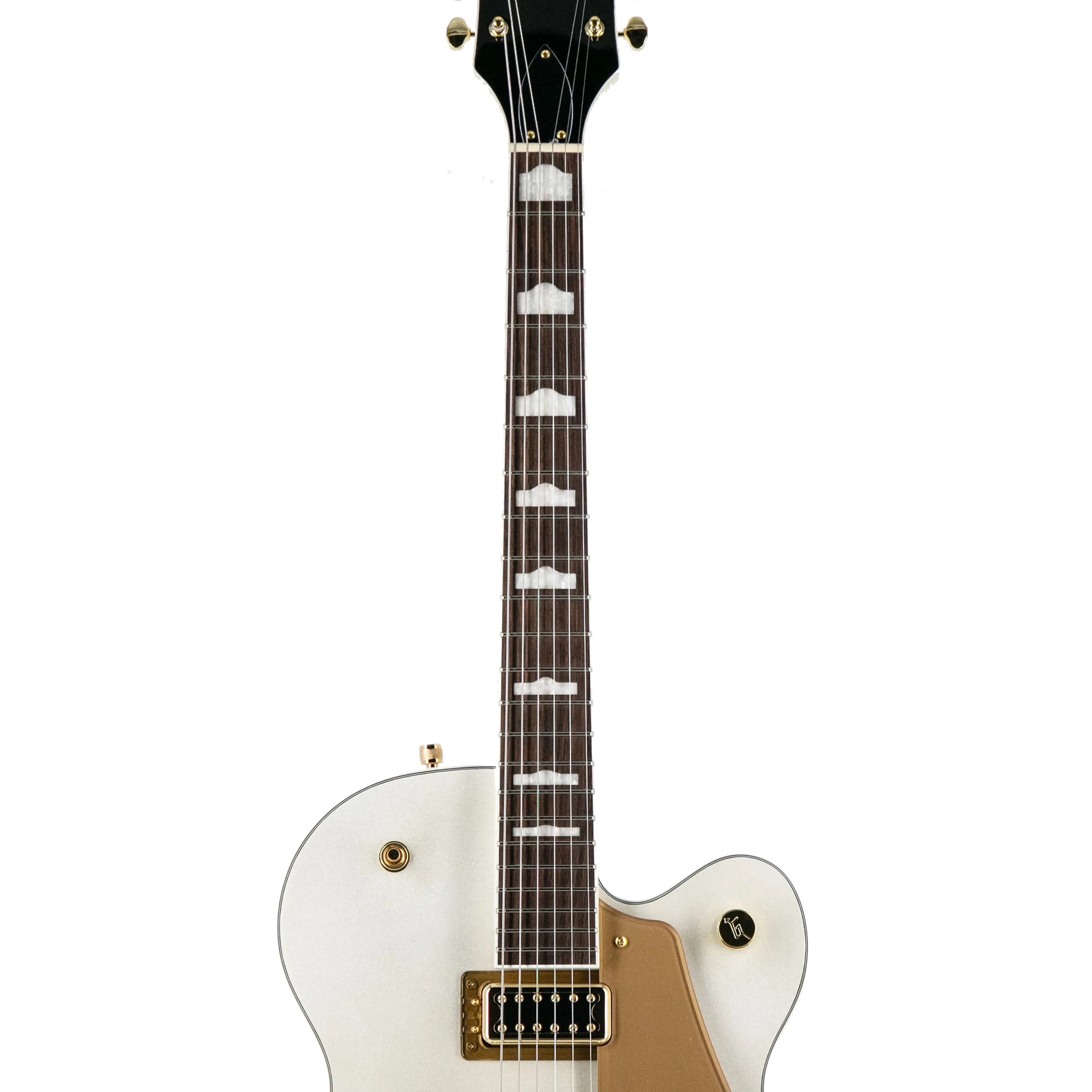 Gretsch FSR G5427TG Electromatic Hollow Body Single-Cut Guitar, Champagne White